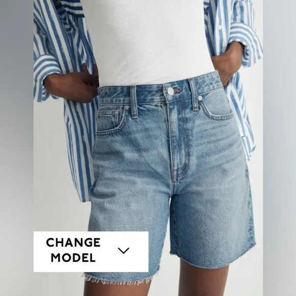 Madewell - Baggy Jean Shorts
