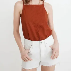 Madewell Relaxed Denim Shorts in Tile White NWT SZ 29