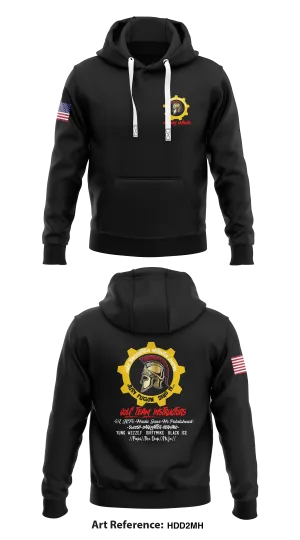 Marine Corps Detachment: FLW // GOLF TEAM INSTRUCTOR Store 1  Core Men's Hooded Performance Sweatshirt - Hdd2mh