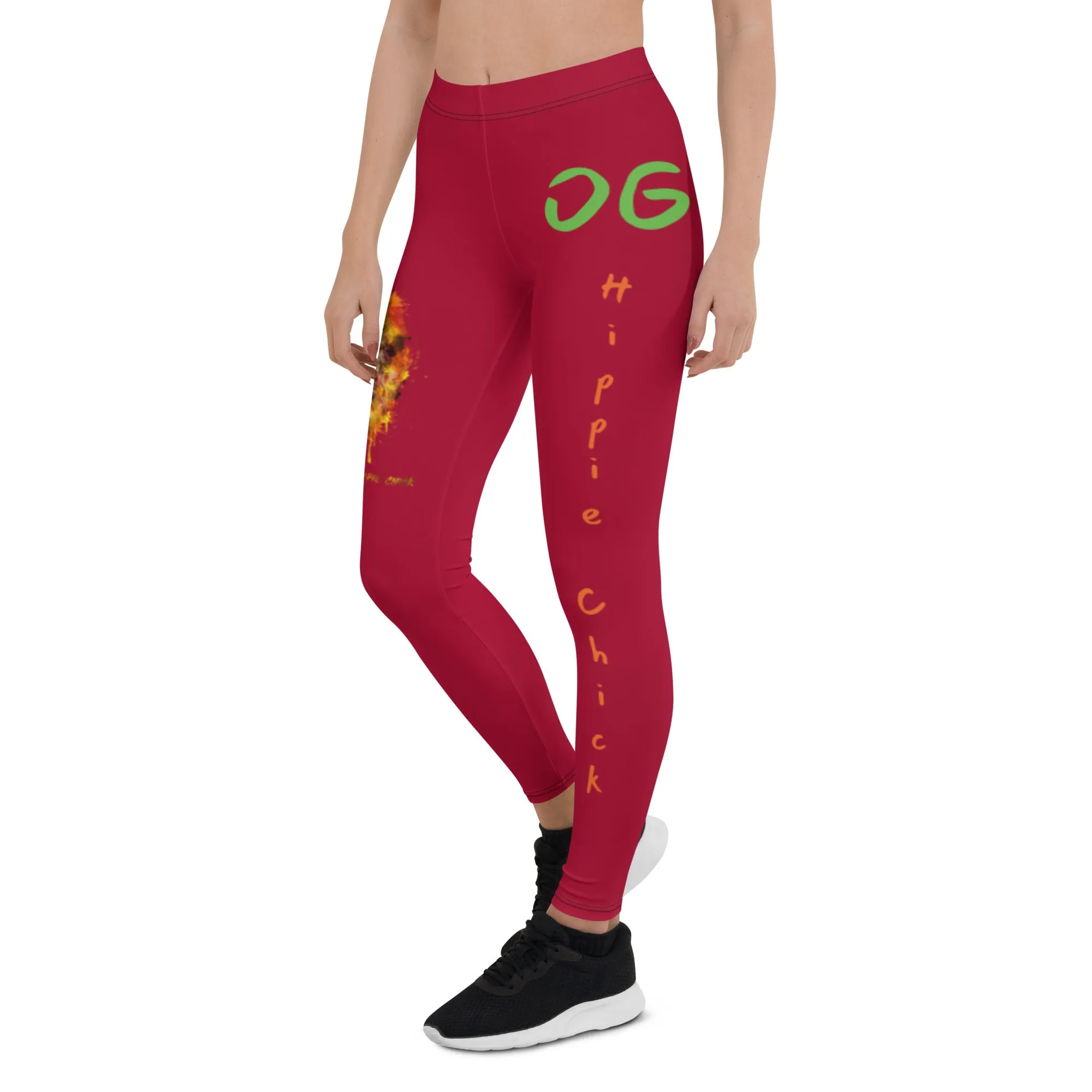 Maroon Long Leggings