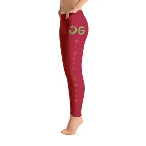 Maroon Long Leggings