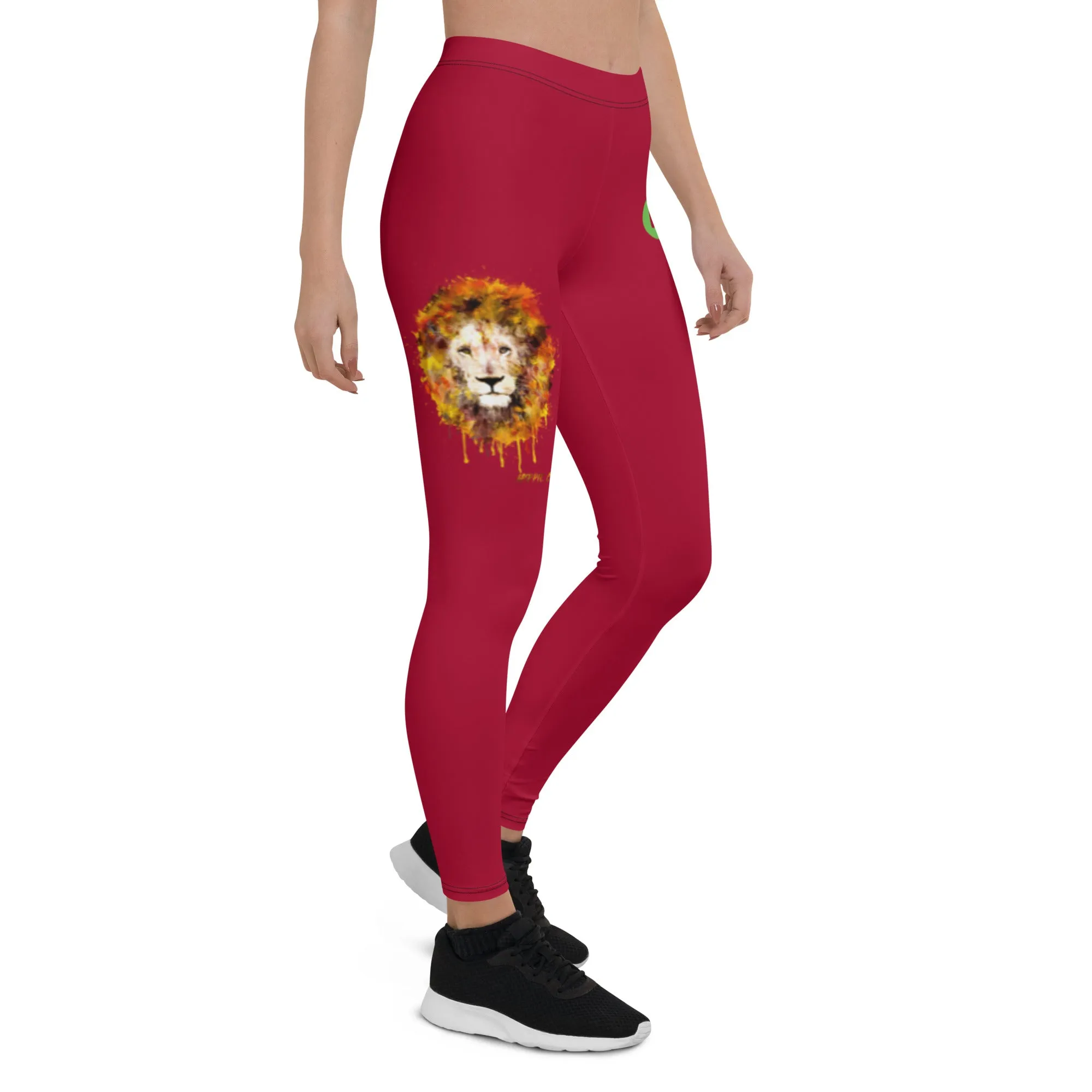 Maroon Long Leggings