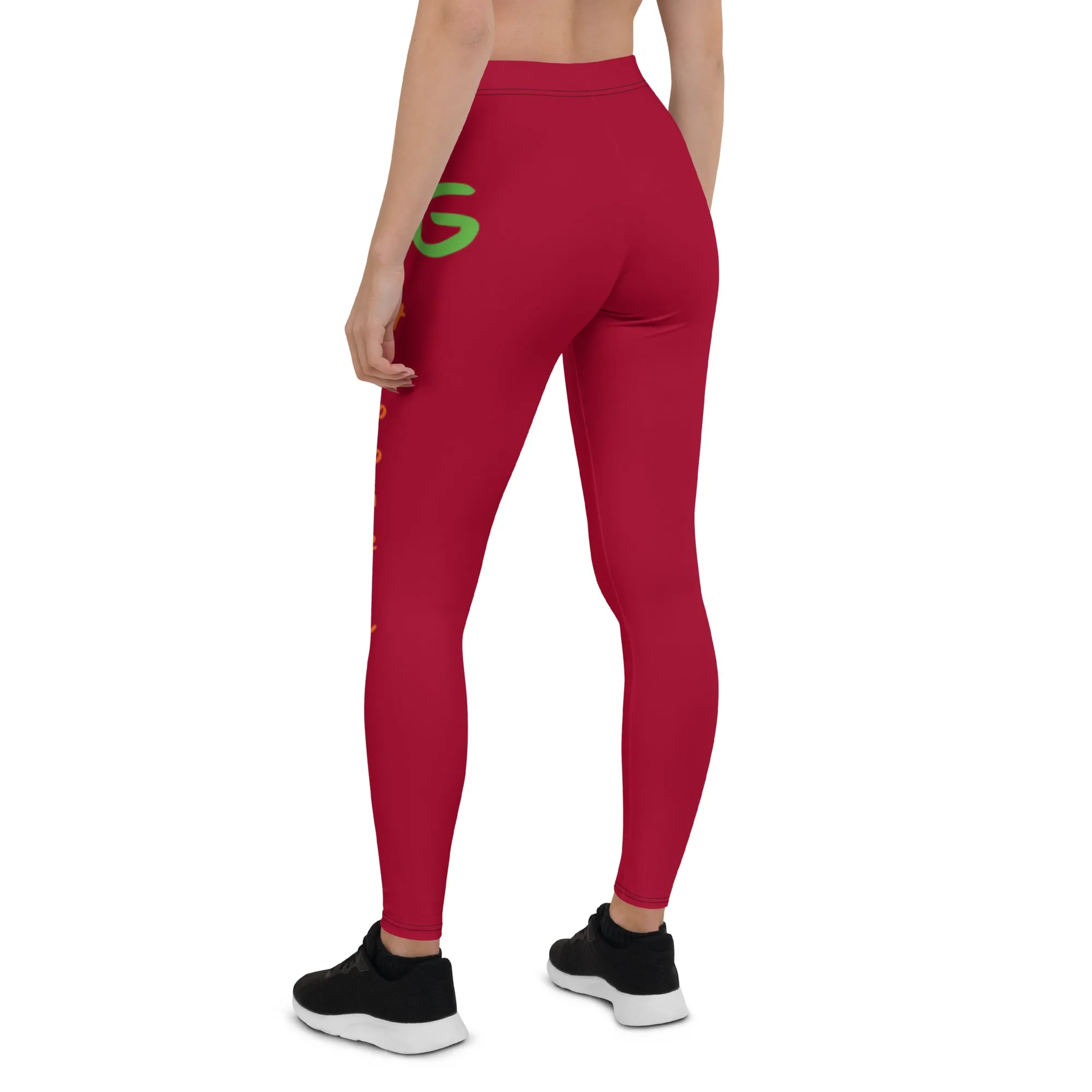 Maroon Long Leggings