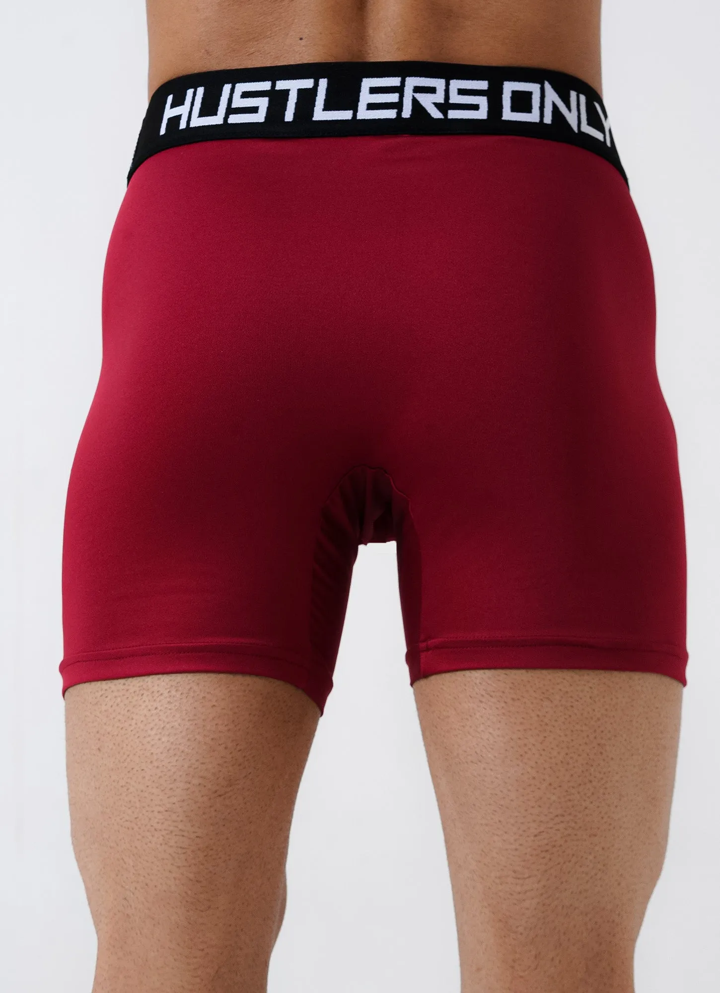 Maroon Soft Boxer Briefs for Men