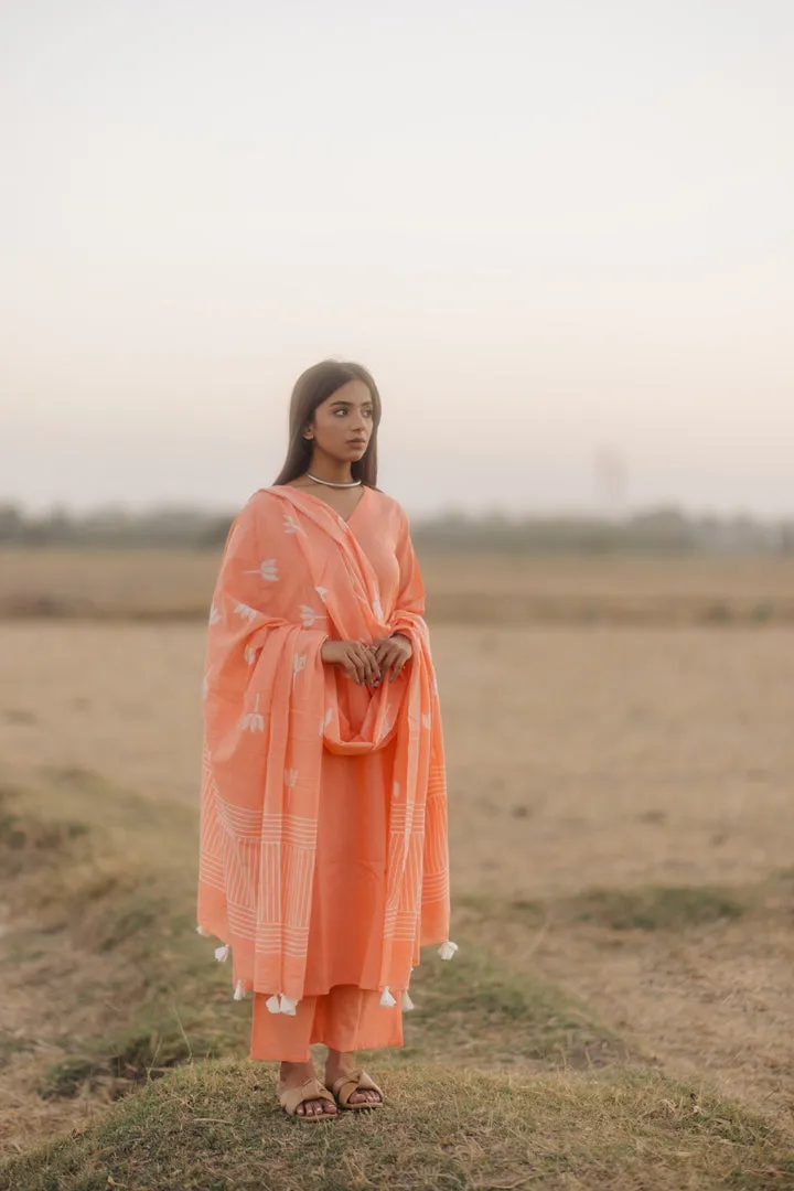 Melon kurta set