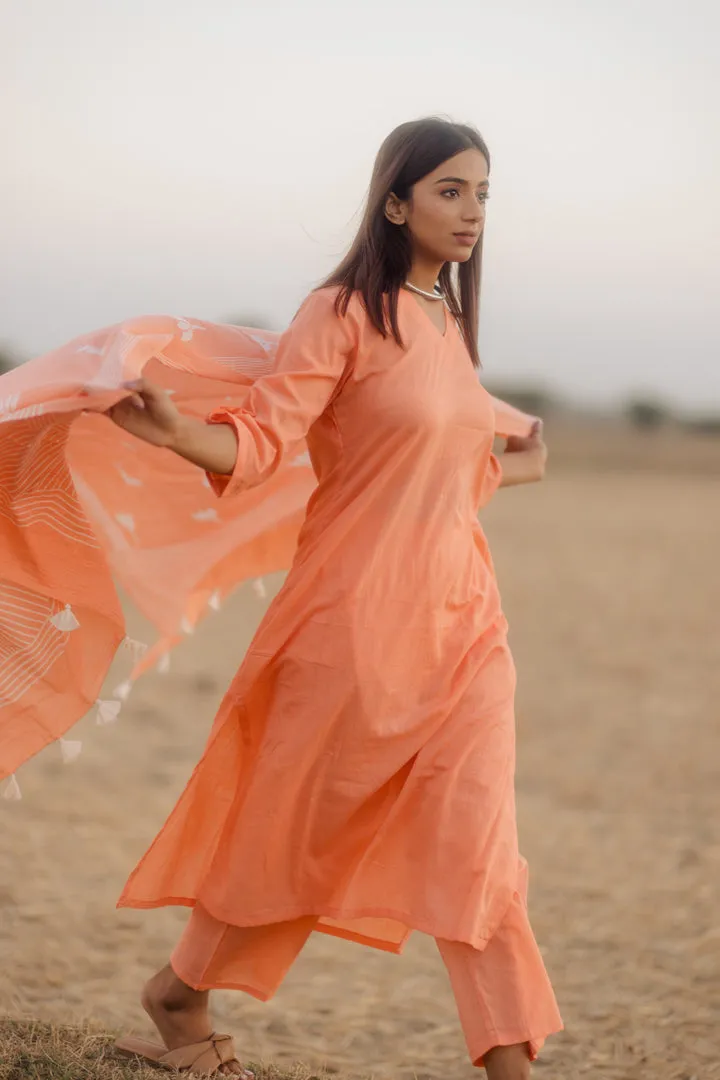 Melon kurta set