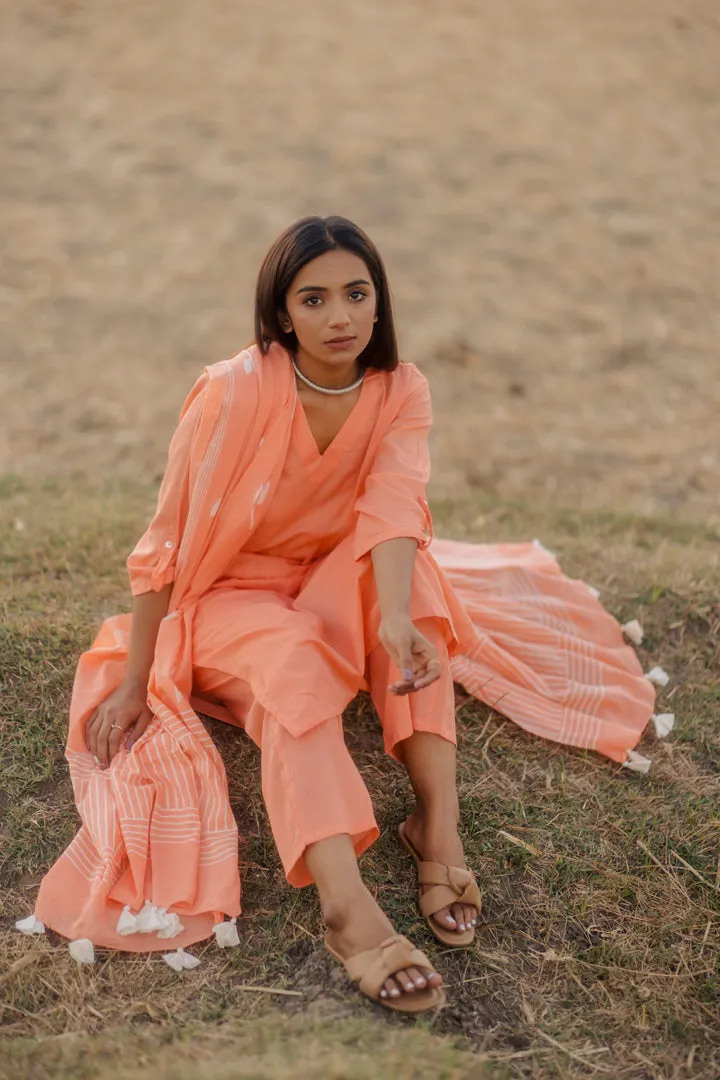 Melon kurta set