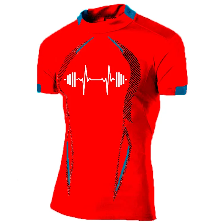Men Workout Quick Dry Running  Fitness Tops