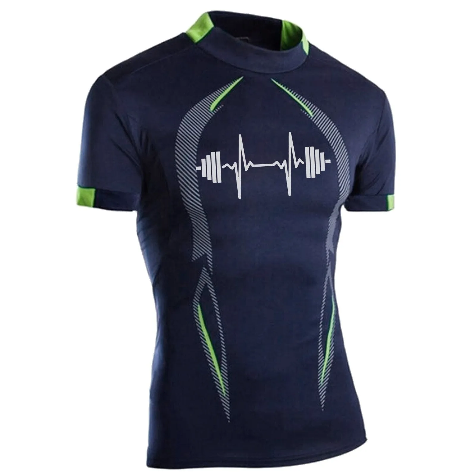 Men Workout Quick Dry Running  Fitness Tops