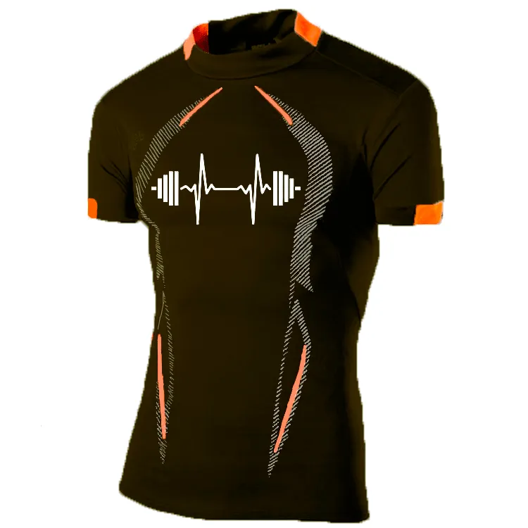 Men Workout Quick Dry Running  Fitness Tops