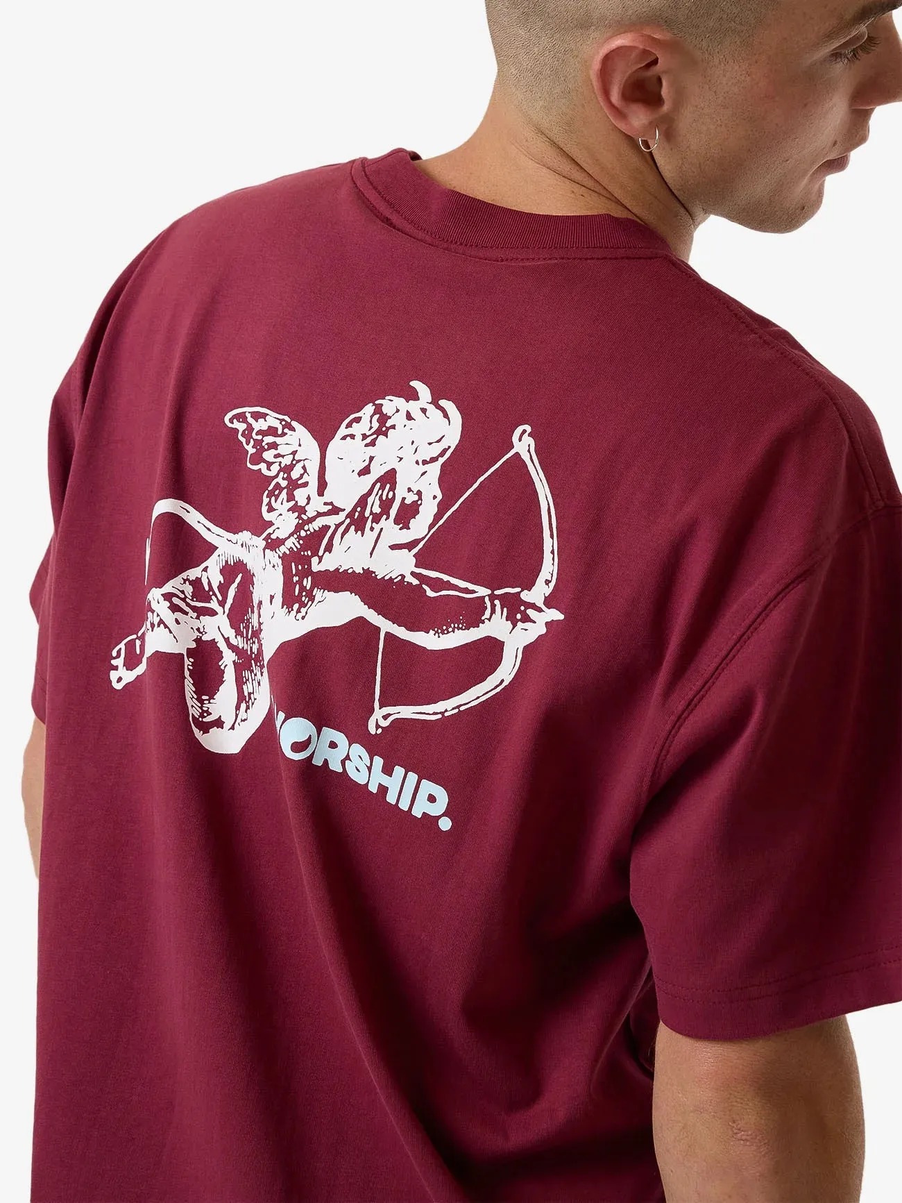 Men's Cherub Tee - Wine