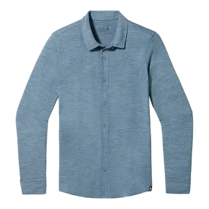 Men's Merino Sport Long Sleeve Button Up