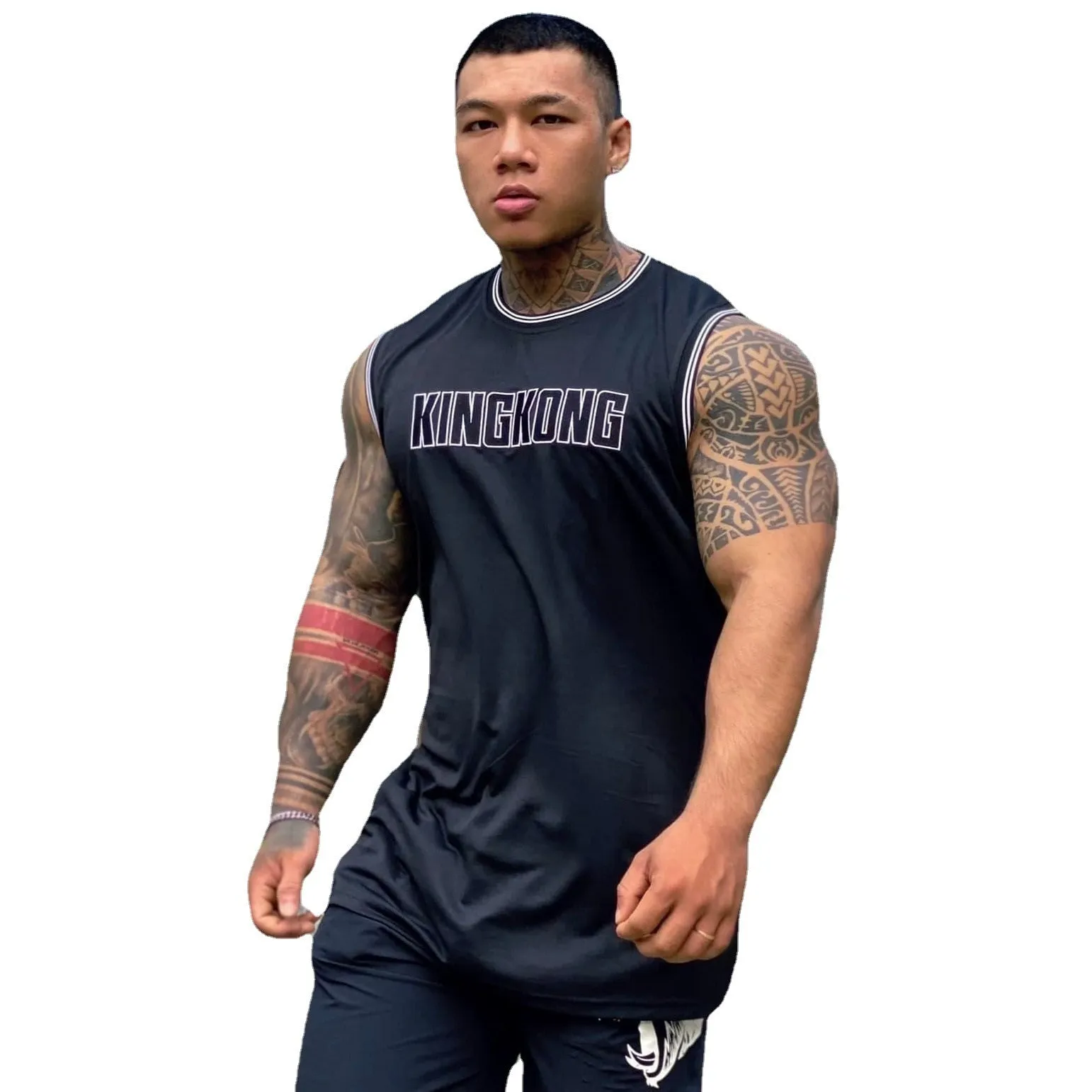 Men's New  Quick Dry Basketball Sport And Fitness Shirt