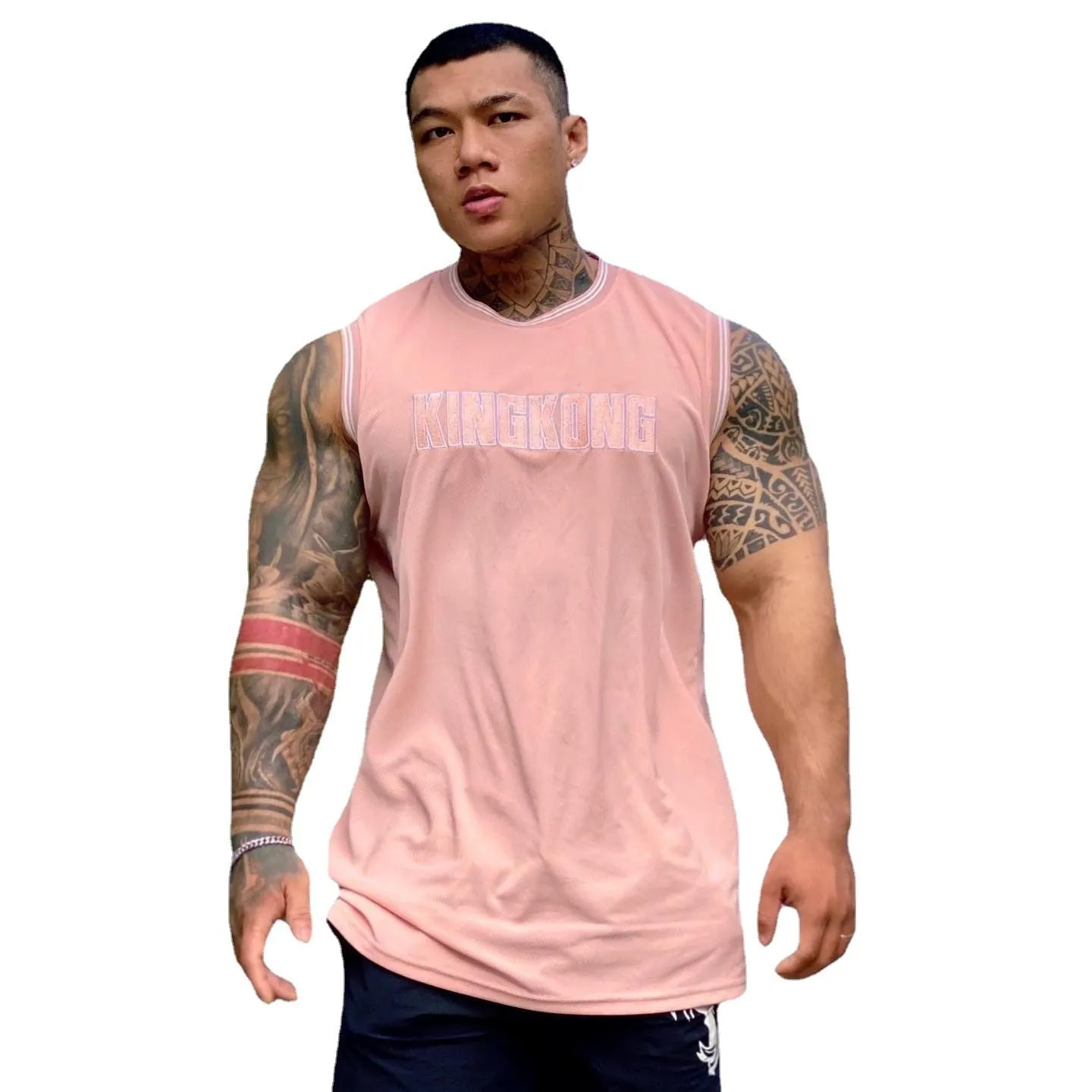 Men's New  Quick Dry Basketball Sport And Fitness Shirt