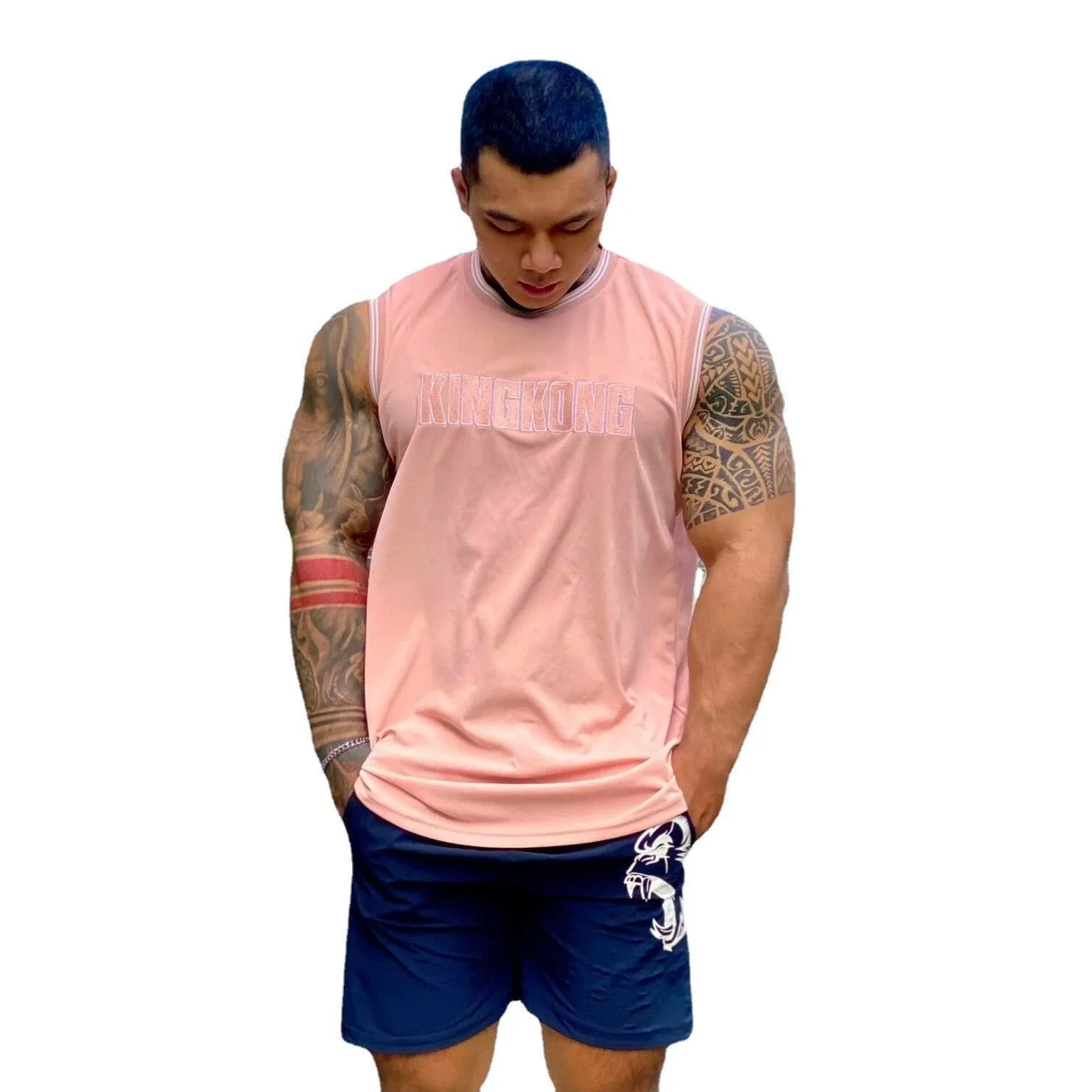 Men's New  Quick Dry Basketball Sport And Fitness Shirt