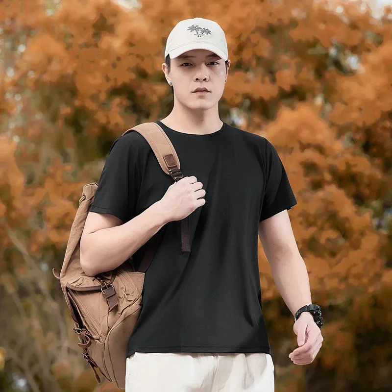 Men's Quick-Dry Oversized Gym T-Shirt - Summer 2024