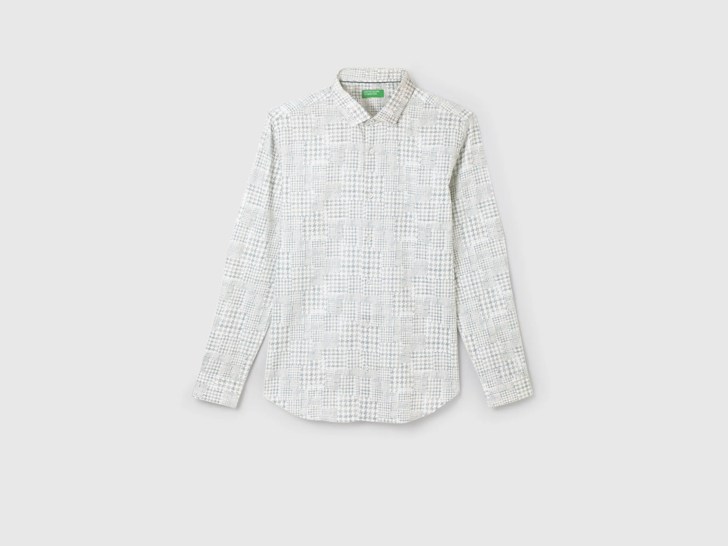 Men's Slim Fit Spread Collar Printed Shirts
