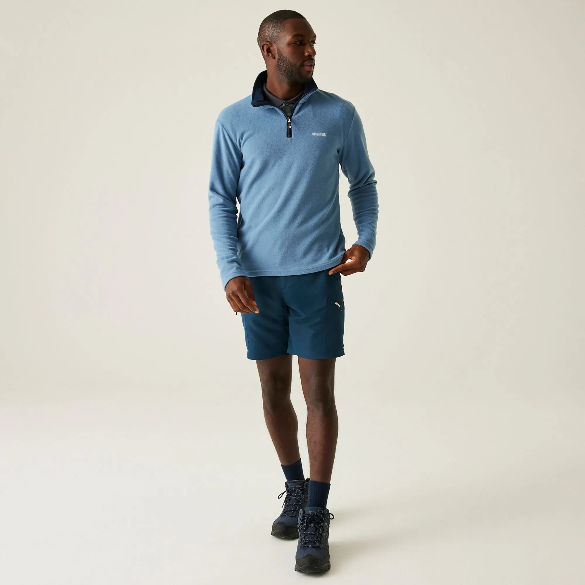 Men's Thompson Lightweight Half Zip Fleece | Coronet Blue