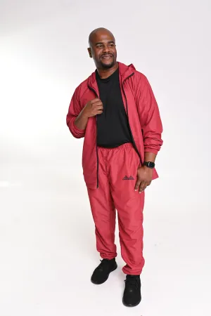 Men’s windbreaker Carmine/Black