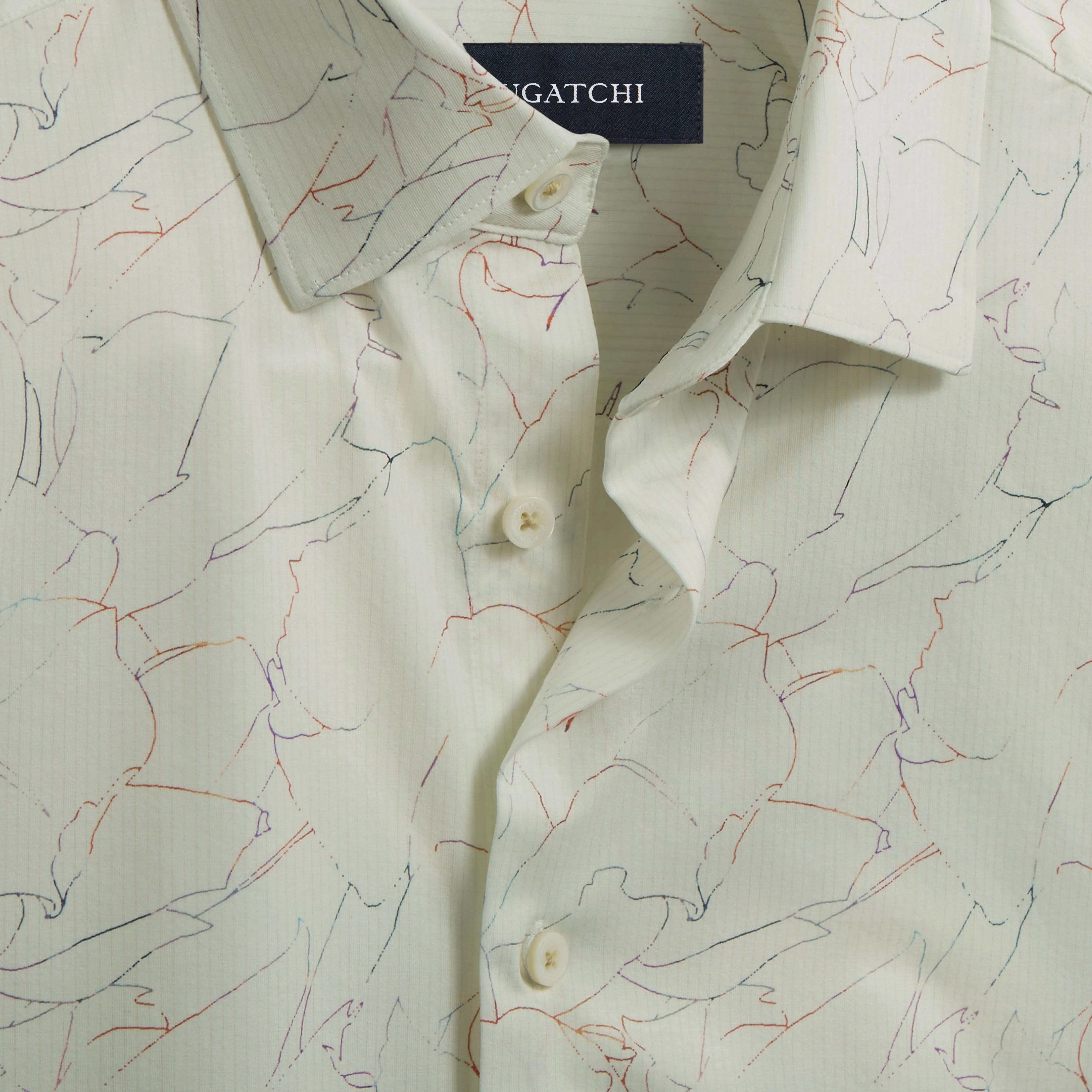 Miles Abstract OoohCotton Short Sleeve Shirt