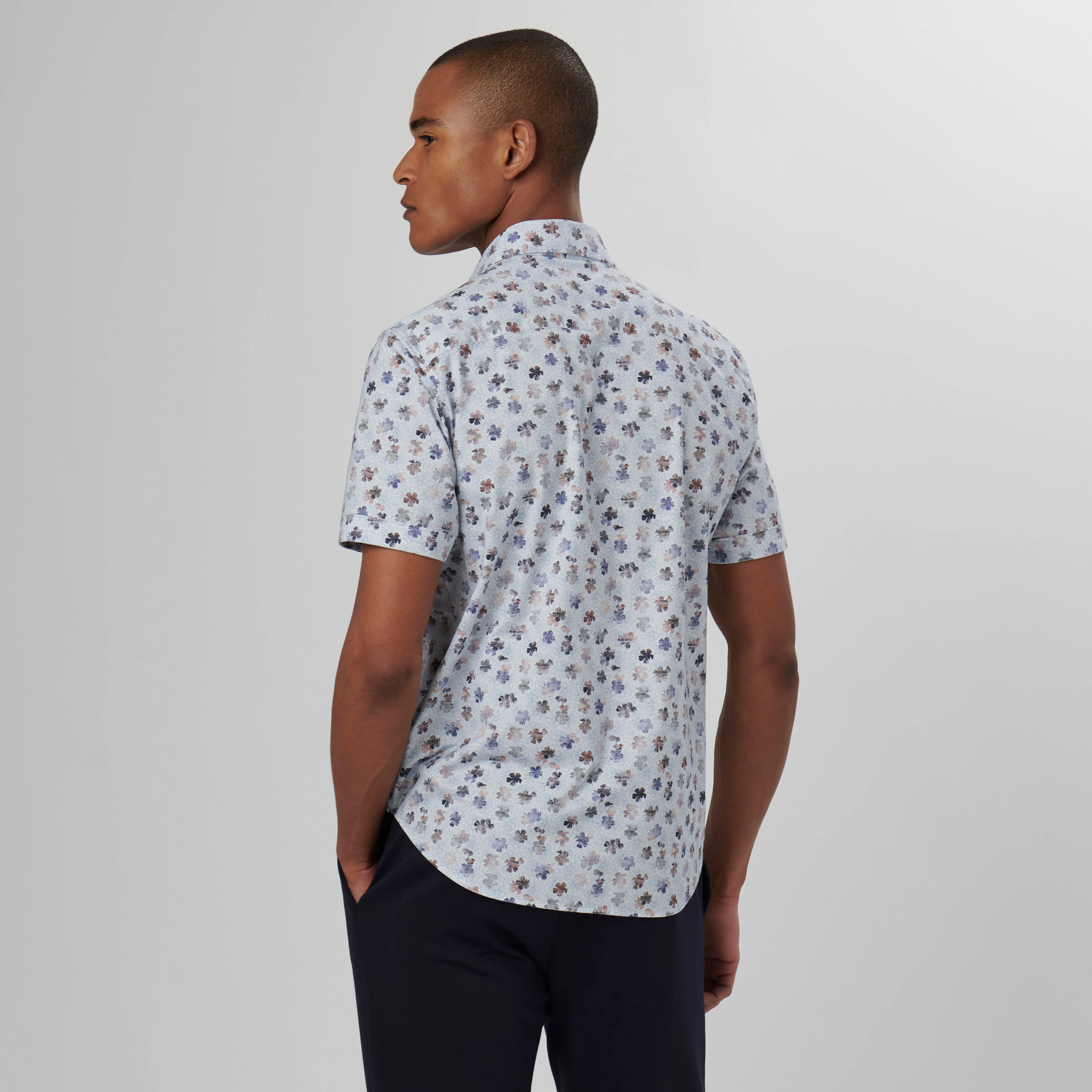 Miles Floral OoohCotton Short Sleeve Shirt