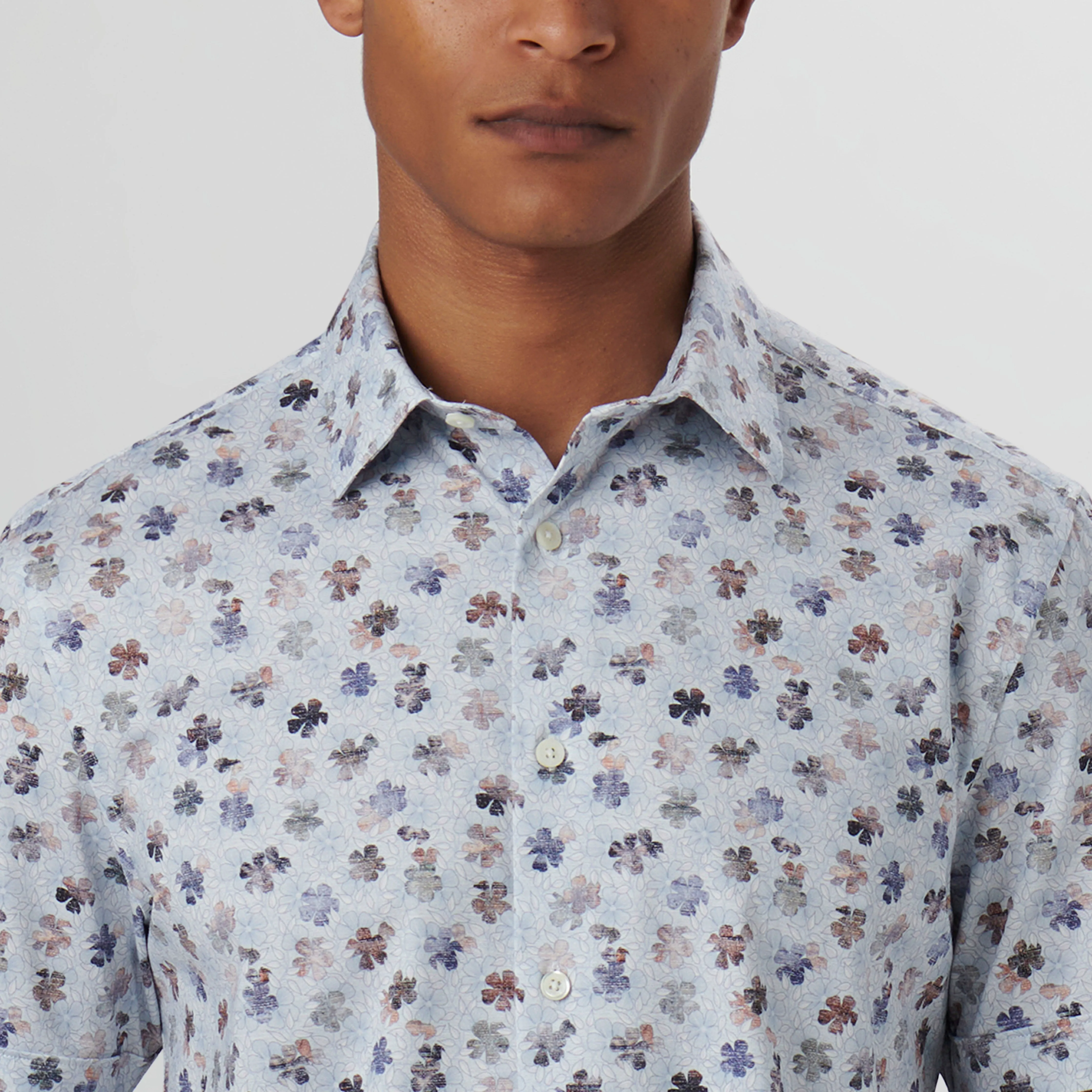 Miles Floral OoohCotton Short Sleeve Shirt