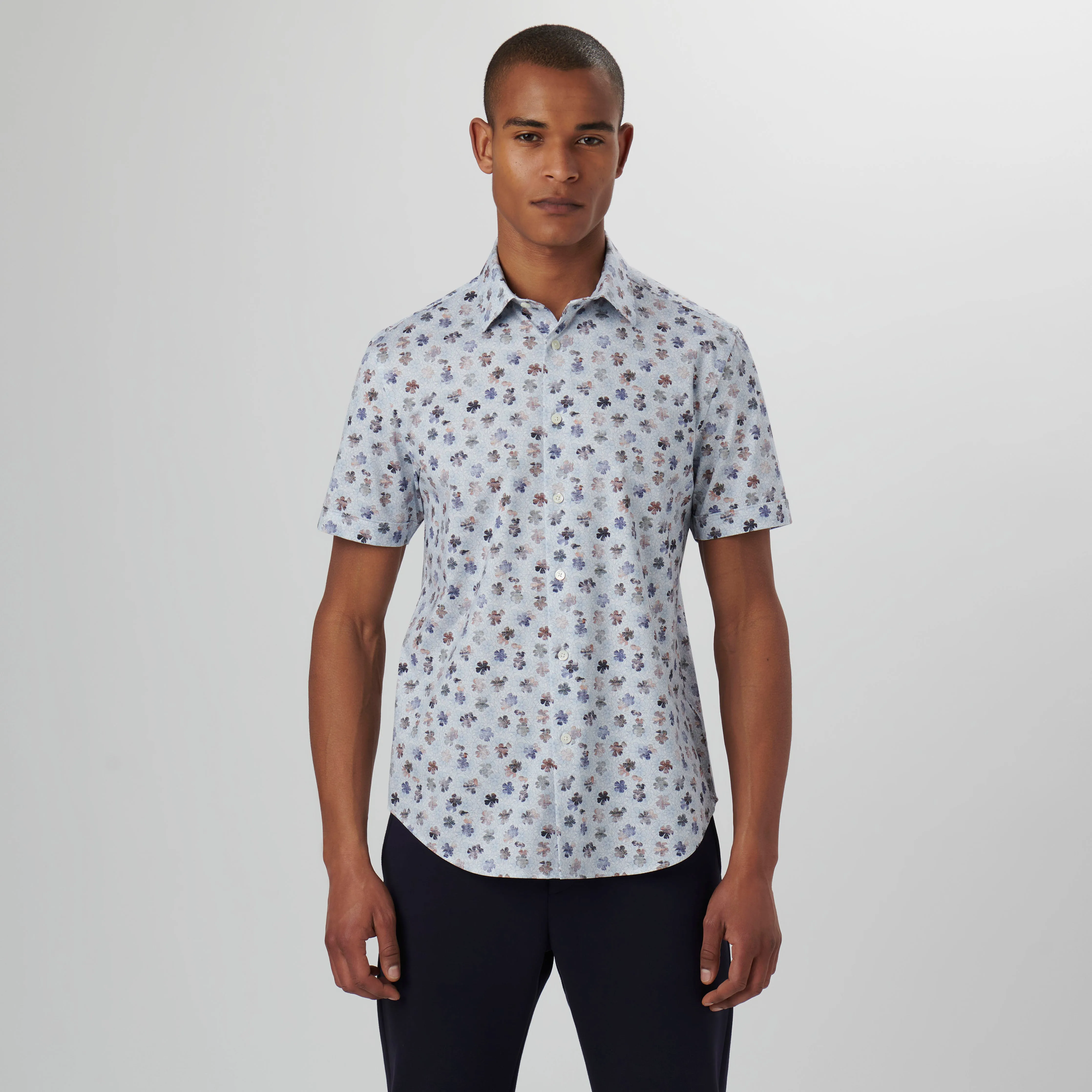 Miles Floral OoohCotton Short Sleeve Shirt