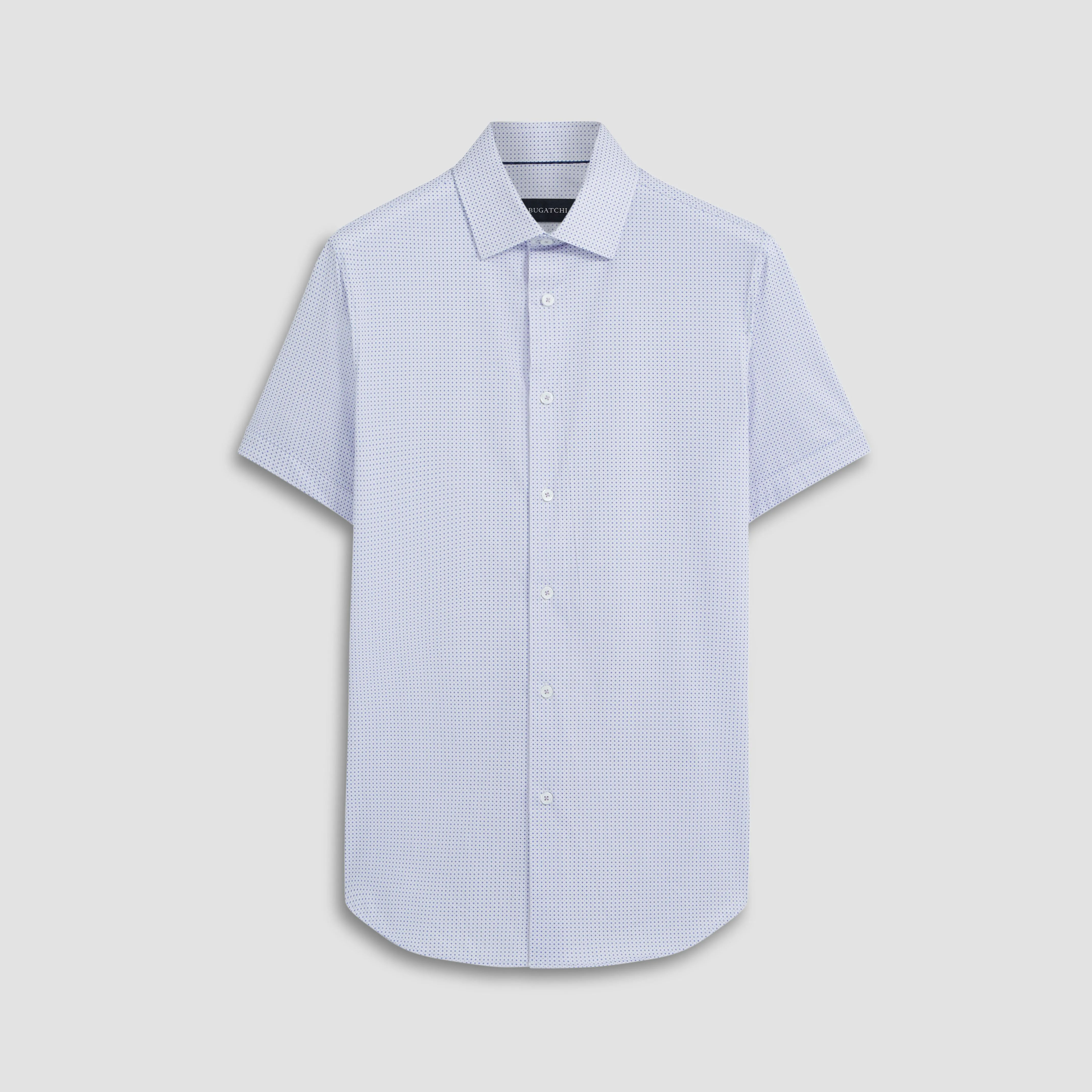 Miles Geometric OoohCotton Short Sleeve Shirt