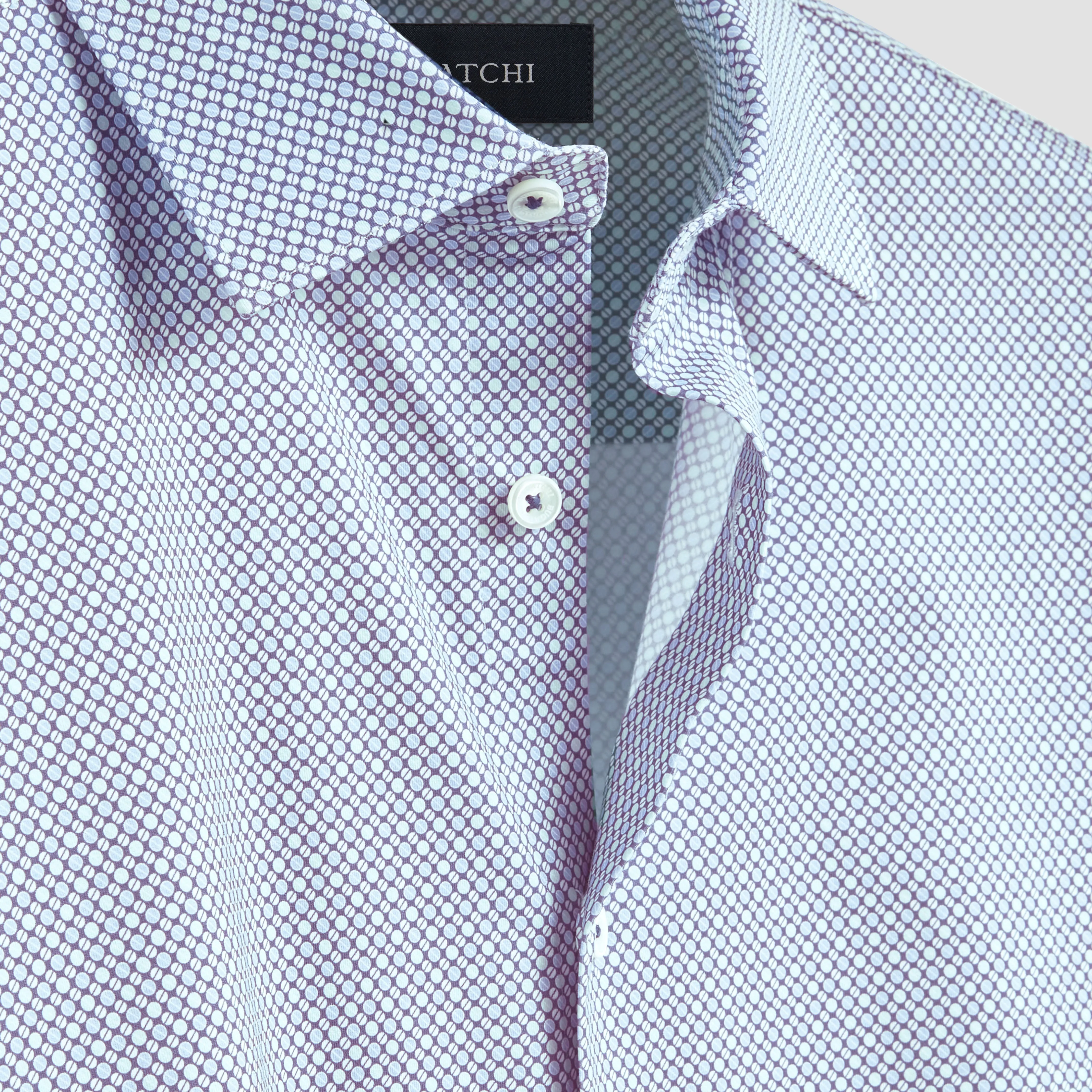 Miles Geometric OoohCotton Short Sleeve Shirt