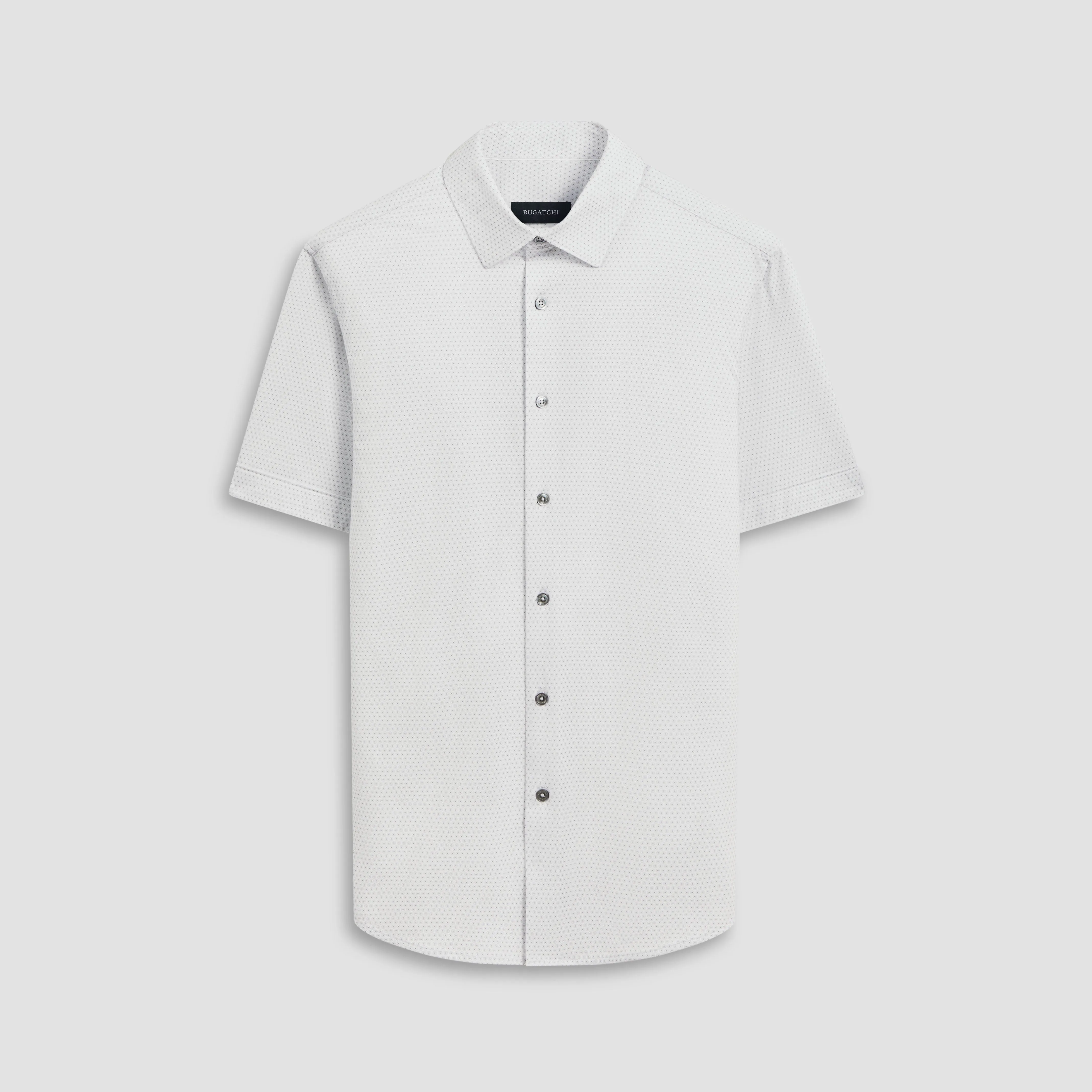 Miles Geometric OoohCotton Short Sleeve Shirt