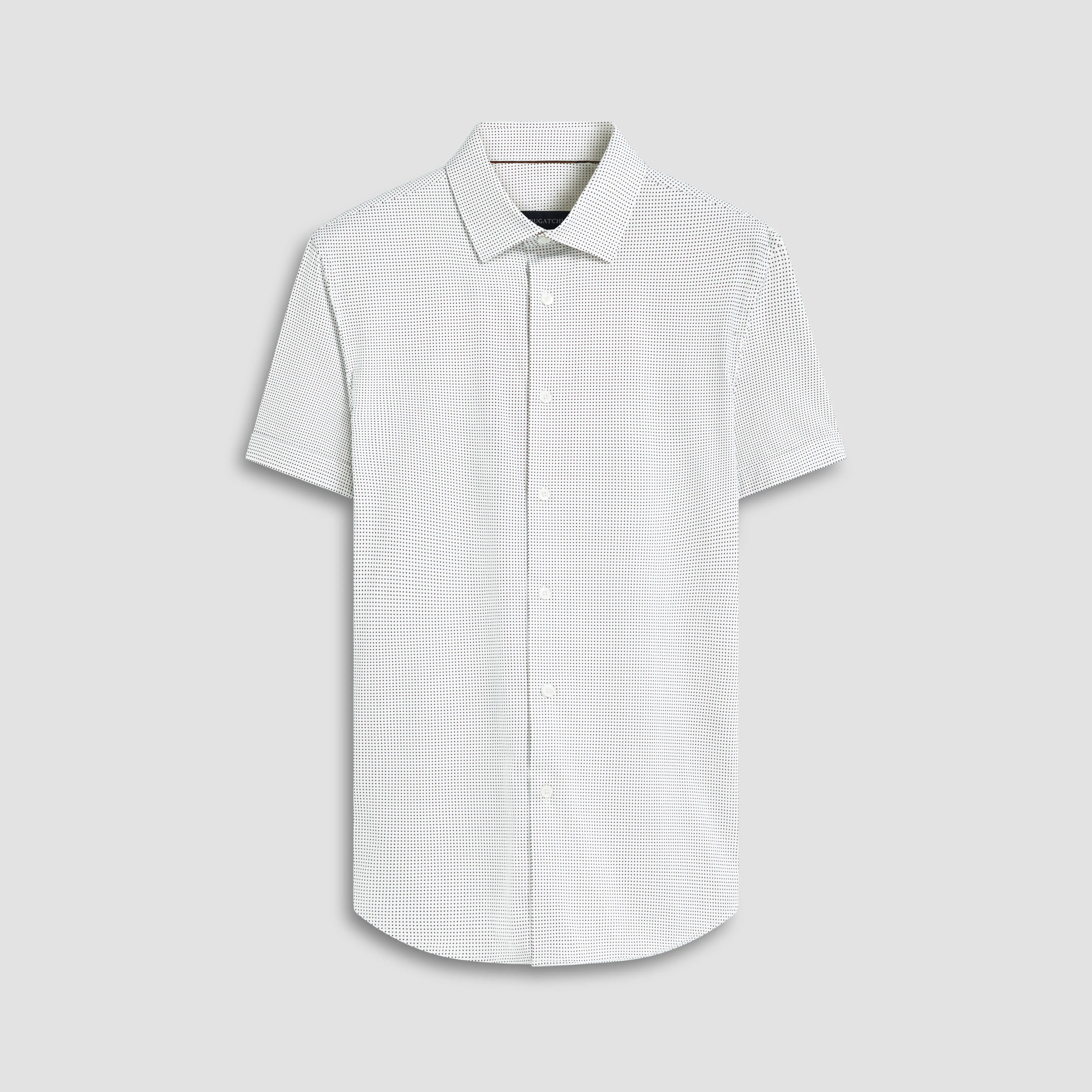 Miles Pin Dot OoohCotton Short Sleeve Shirt