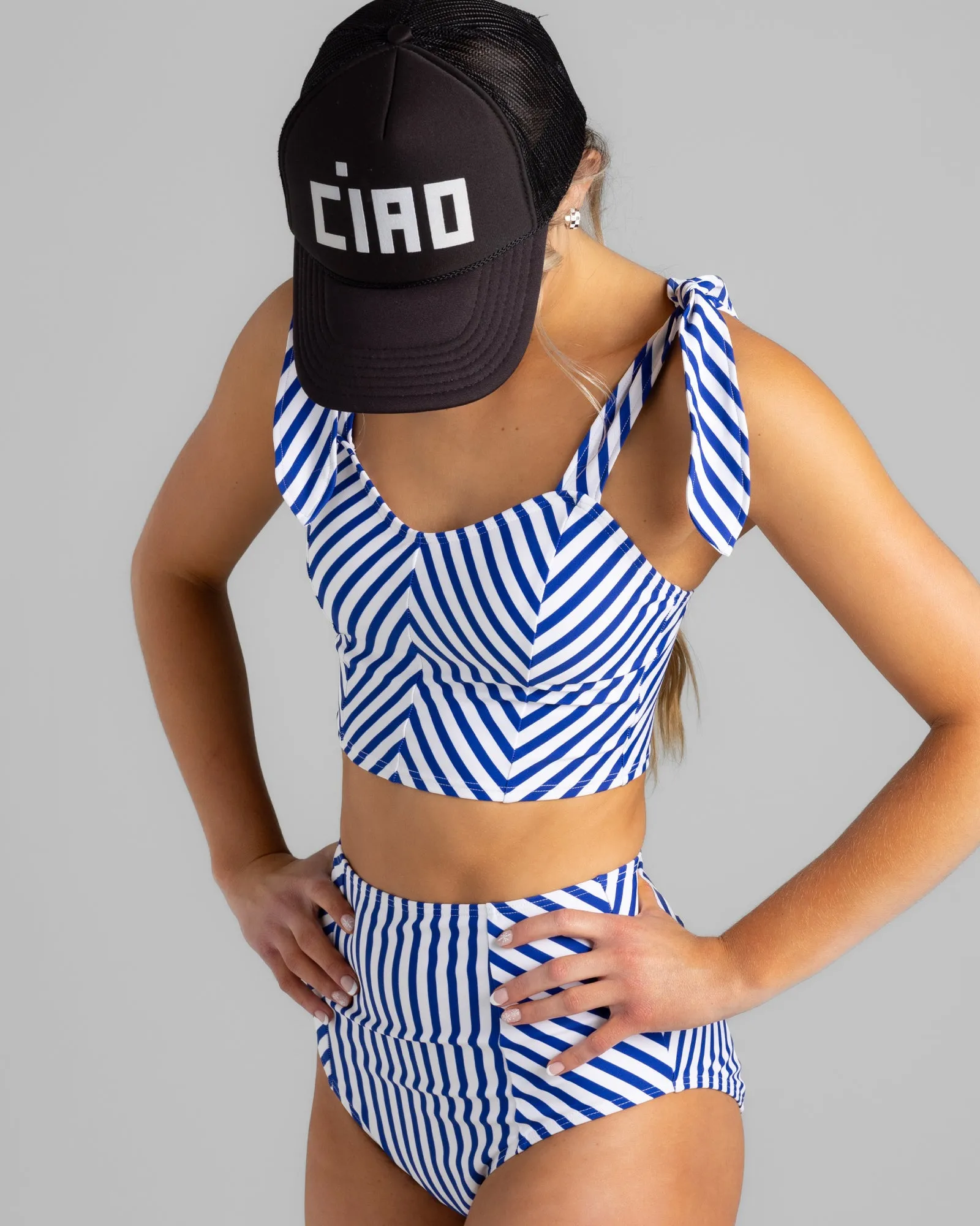Mitered Stripe Bottom