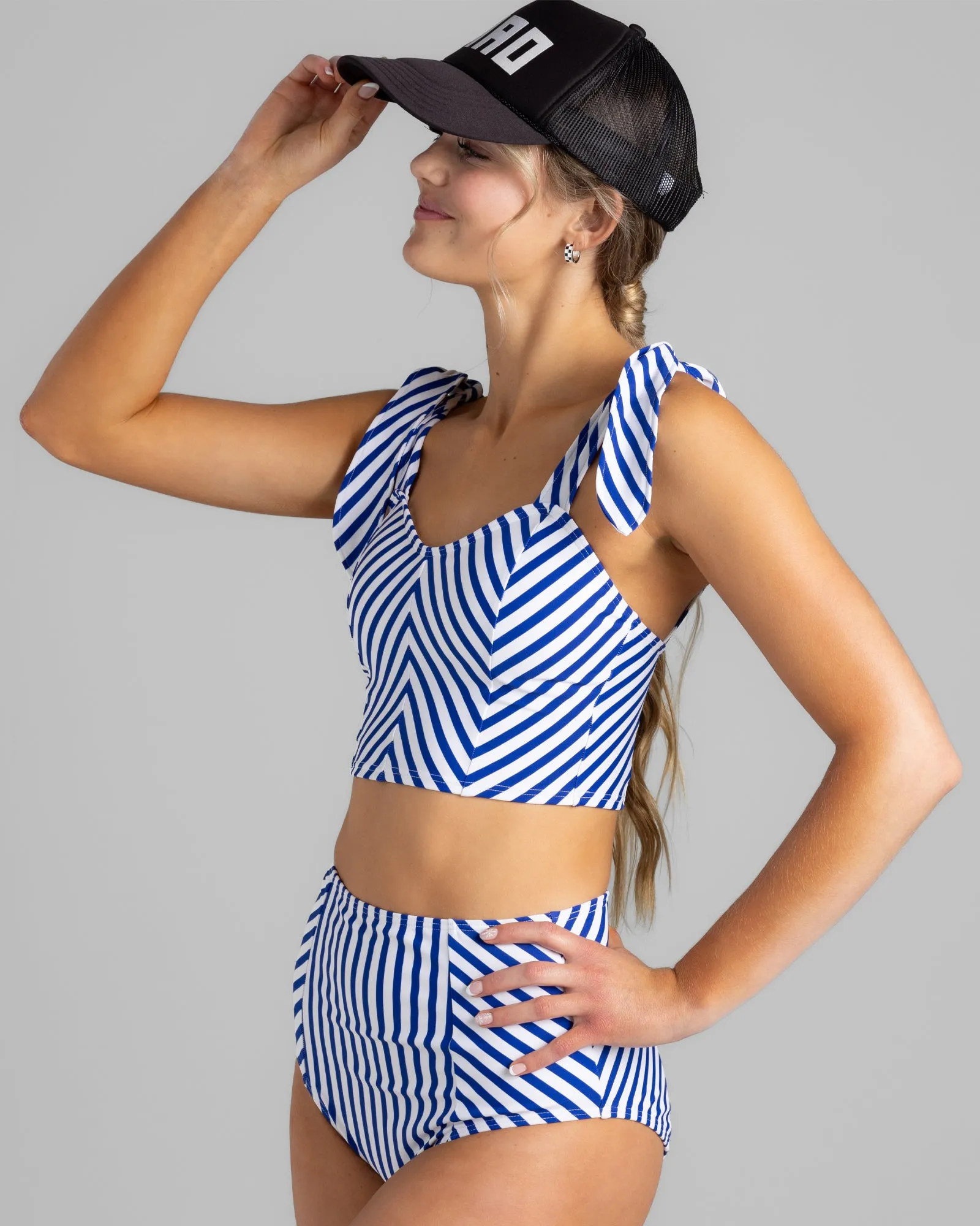 Mitered Stripe Bottom