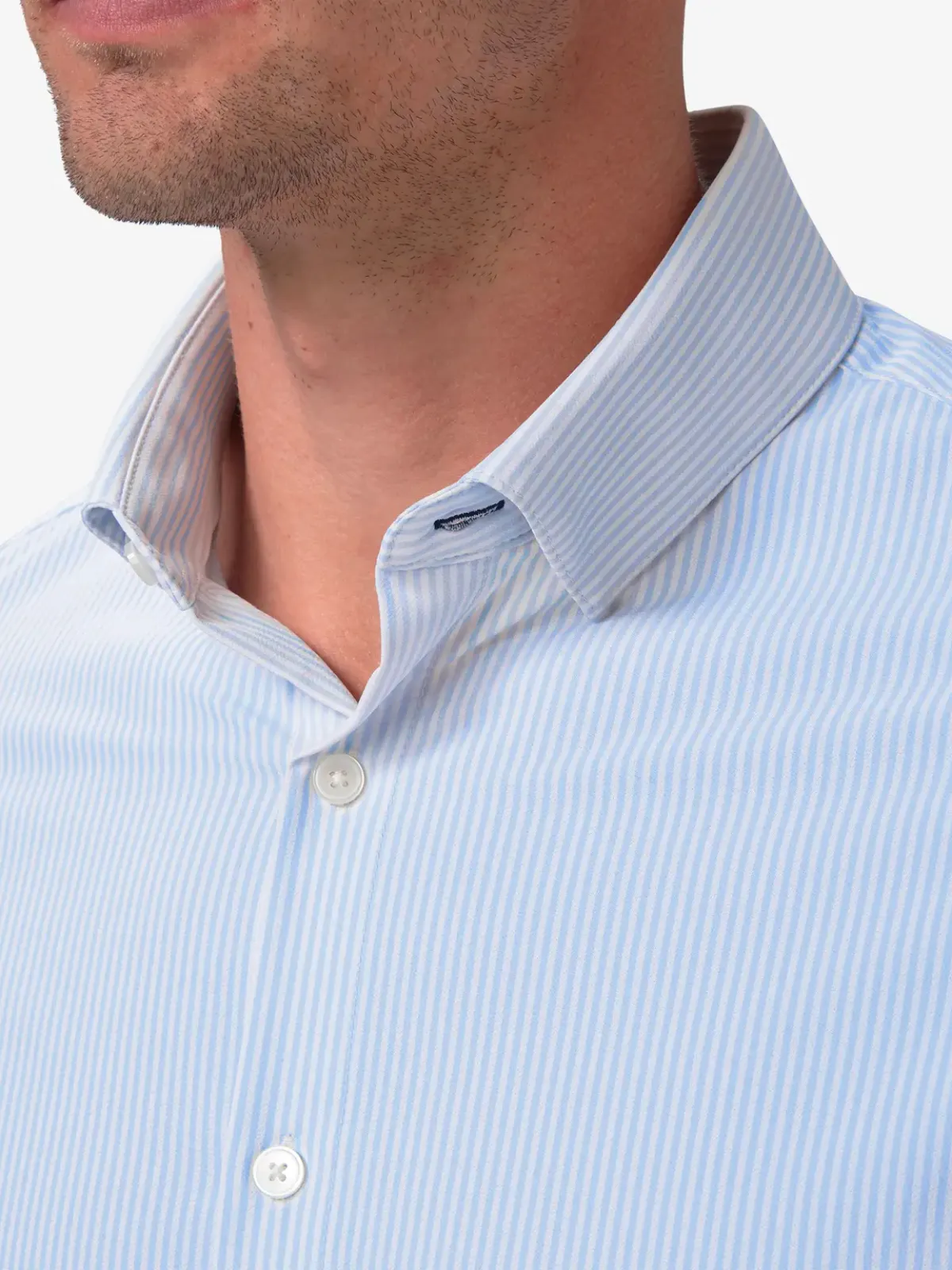 Mizzen   Main Leeward Dress Shirt - Bel Air Banker Stripe