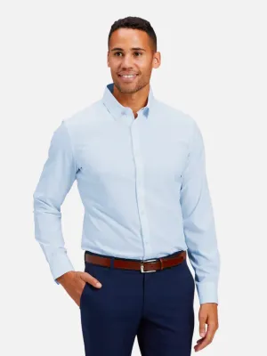 Mizzen   Main Leeward Dress Shirt - Light Blue Solid