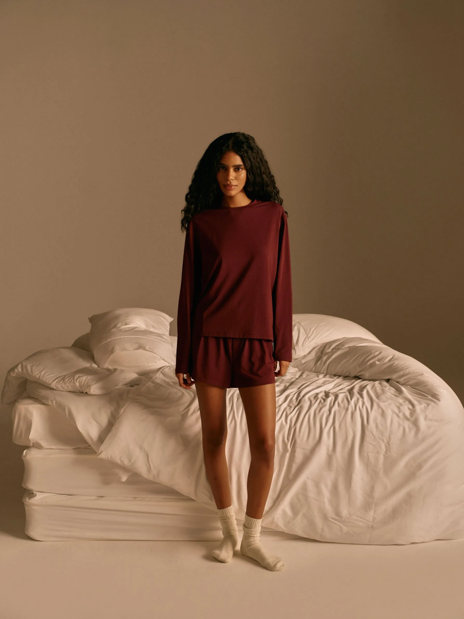 Modal Boxer Short - Burgundy