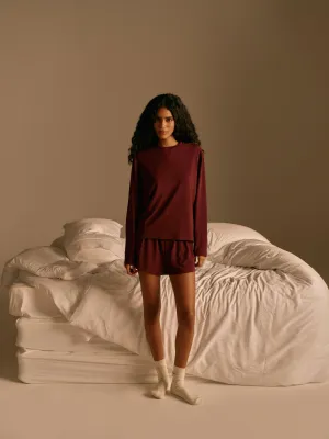 Modal Boxer Short - Burgundy