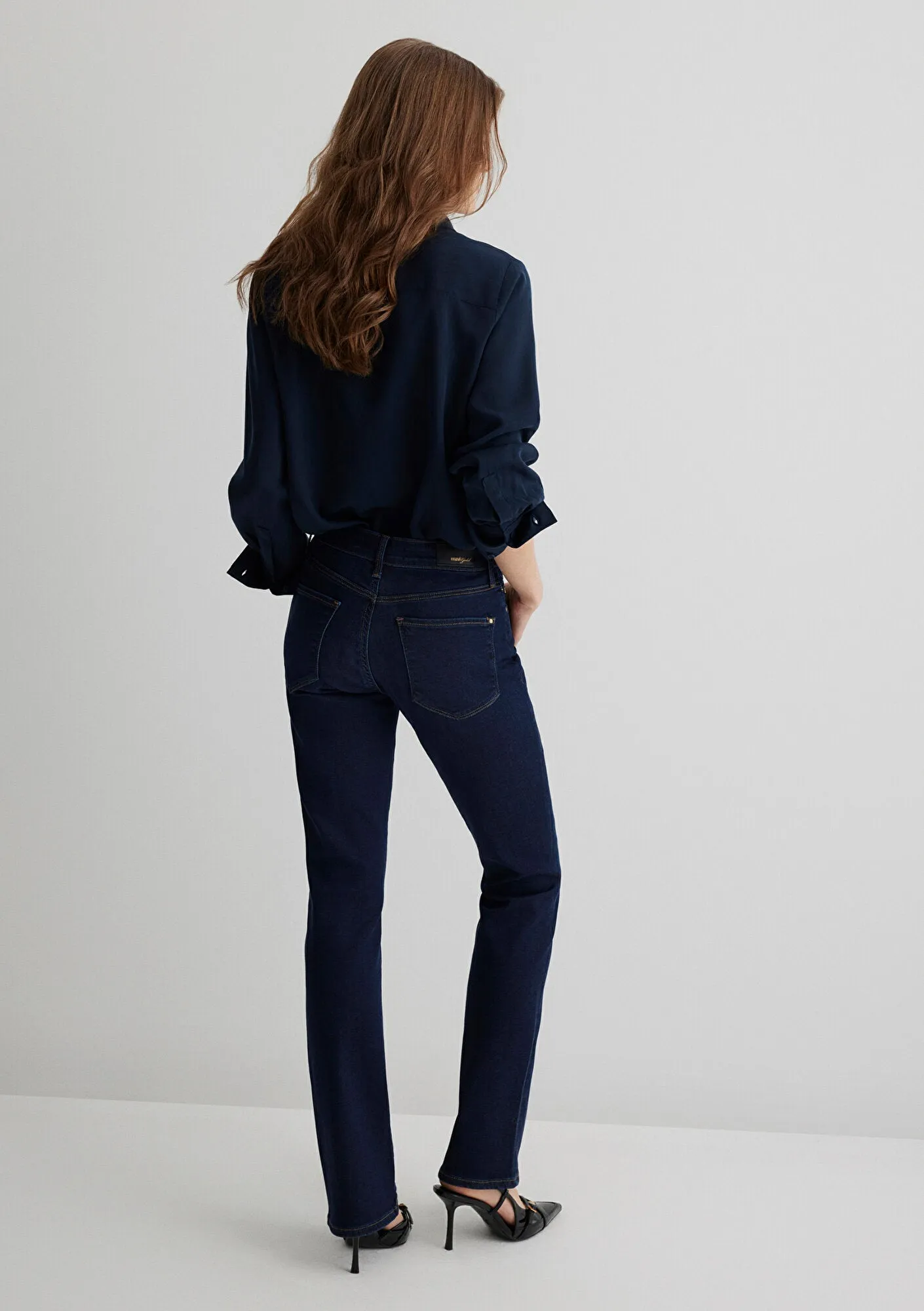Mona Indigo Gold Jean Pants