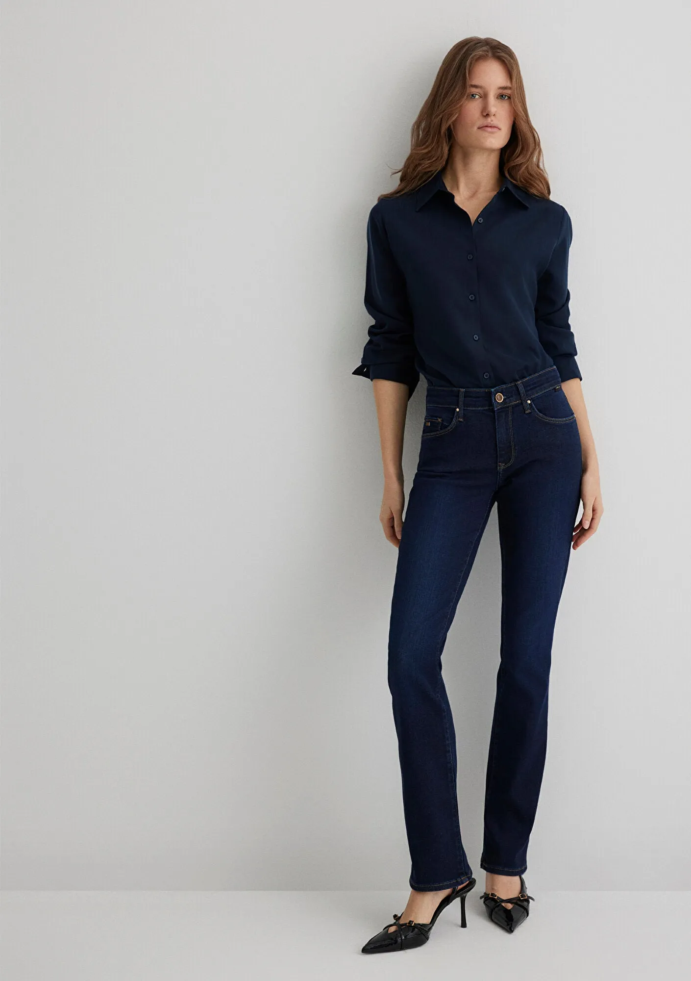 Mona Indigo Gold Jean Pants