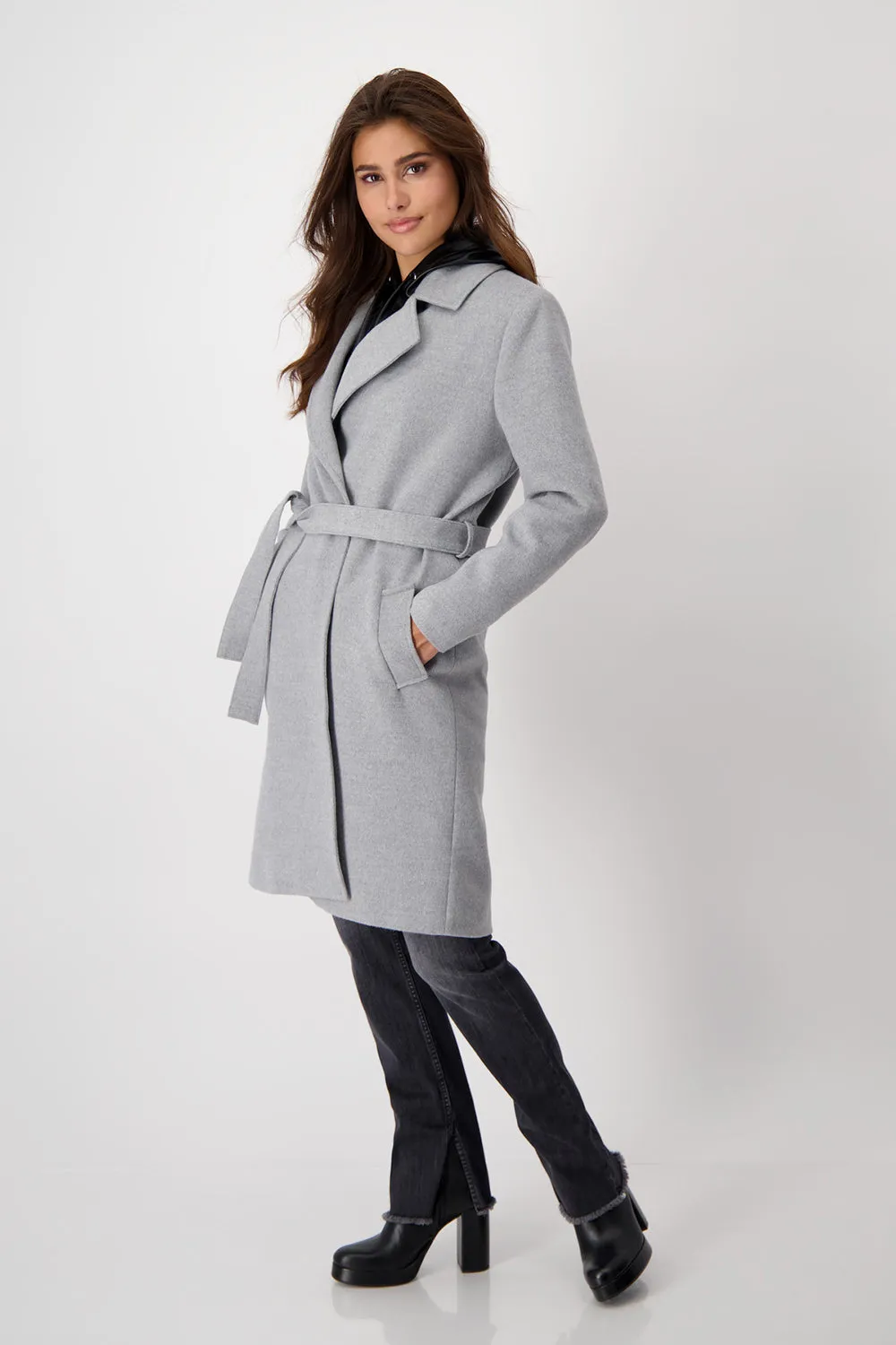 Monari Coat Flanell 807416