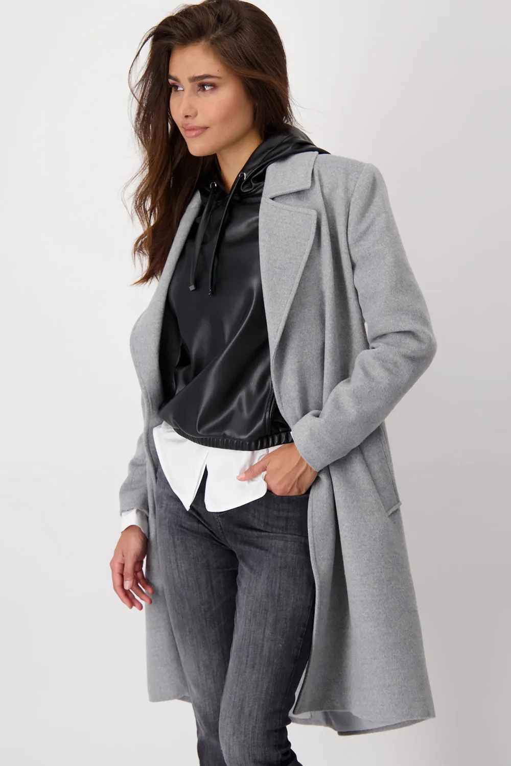 Monari Coat Flanell 807416