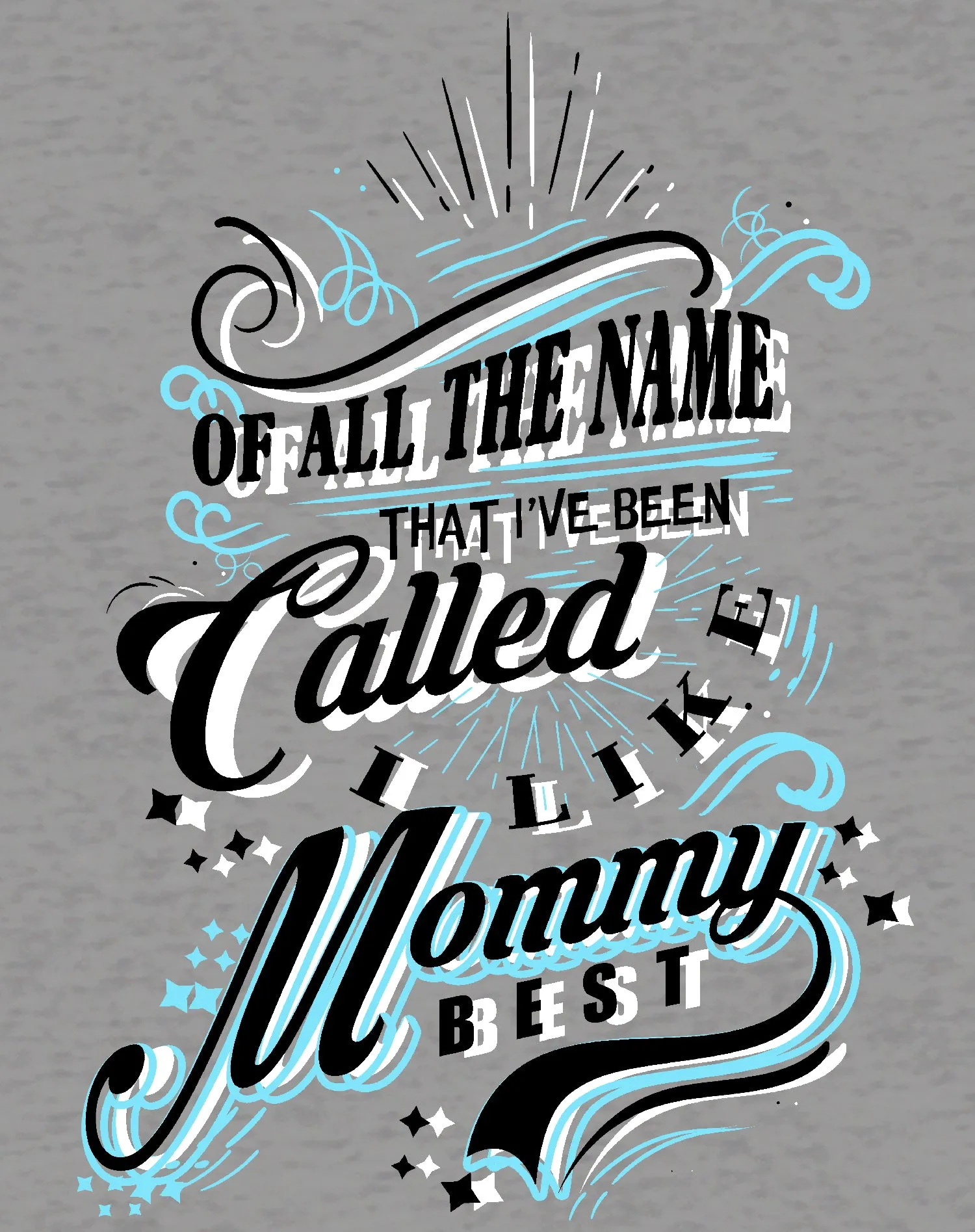 Mother's Day Vintage Mom Mum Mommy Best Name Women's T-Shirt