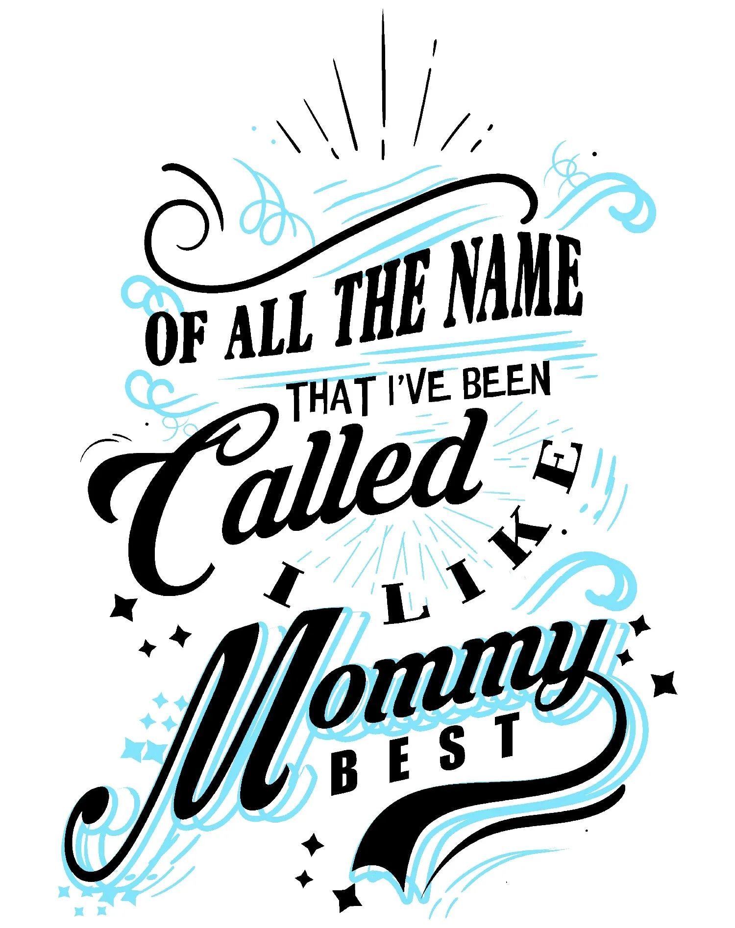Mother's Day Vintage Mom Mum Mommy Best Name Women's T-Shirt