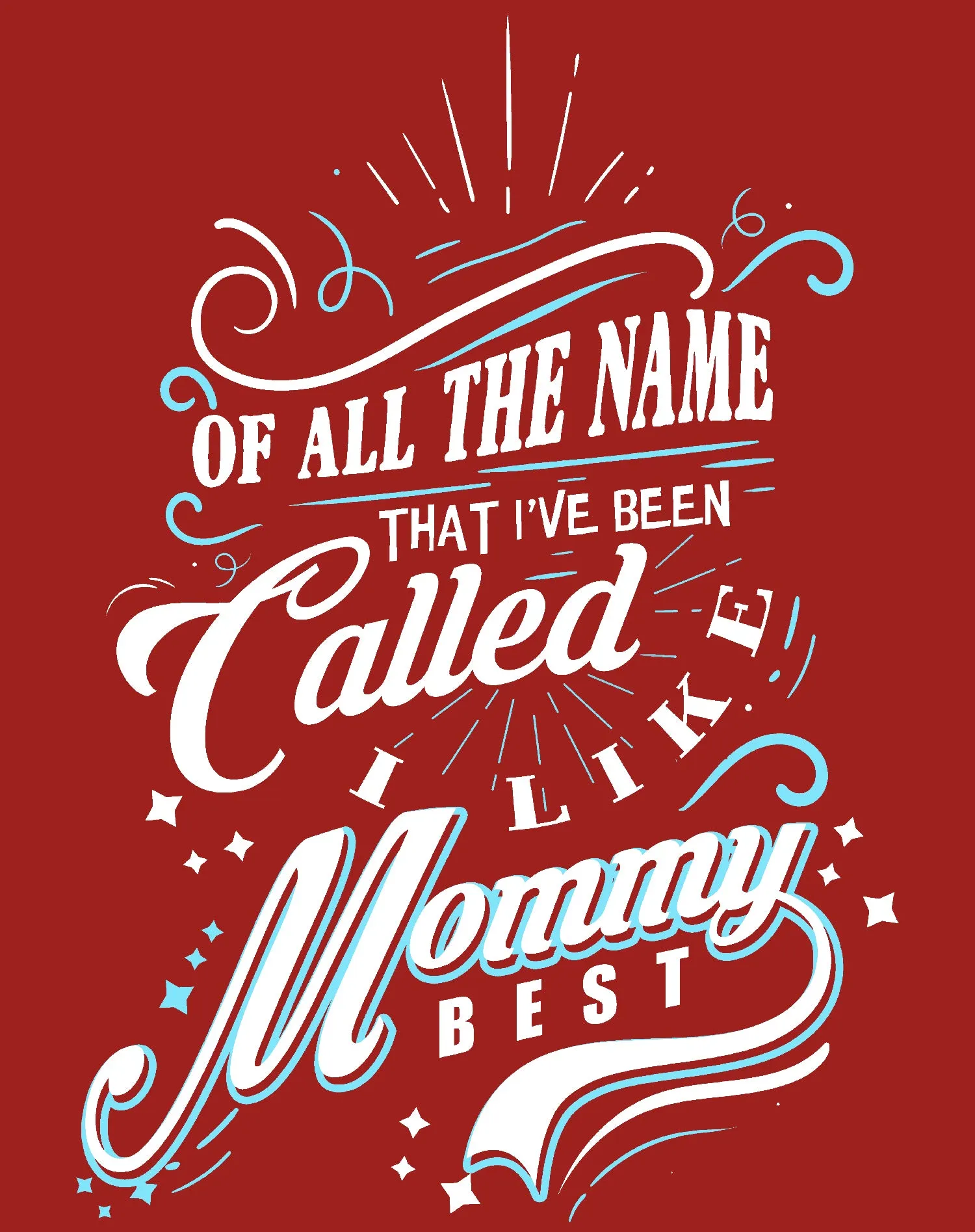 Mother's Day Vintage Mom Mum Mommy Best Name Women's T-Shirt