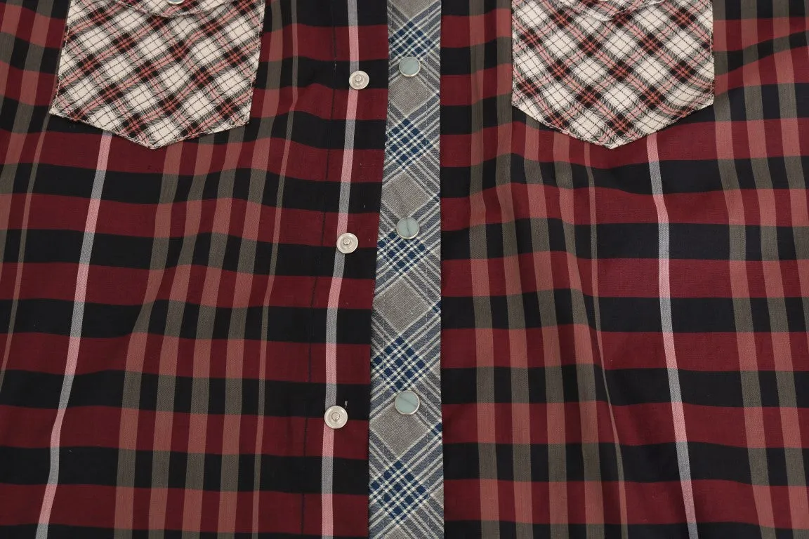 Multicolor Check Cotton Slim Fit Shirt