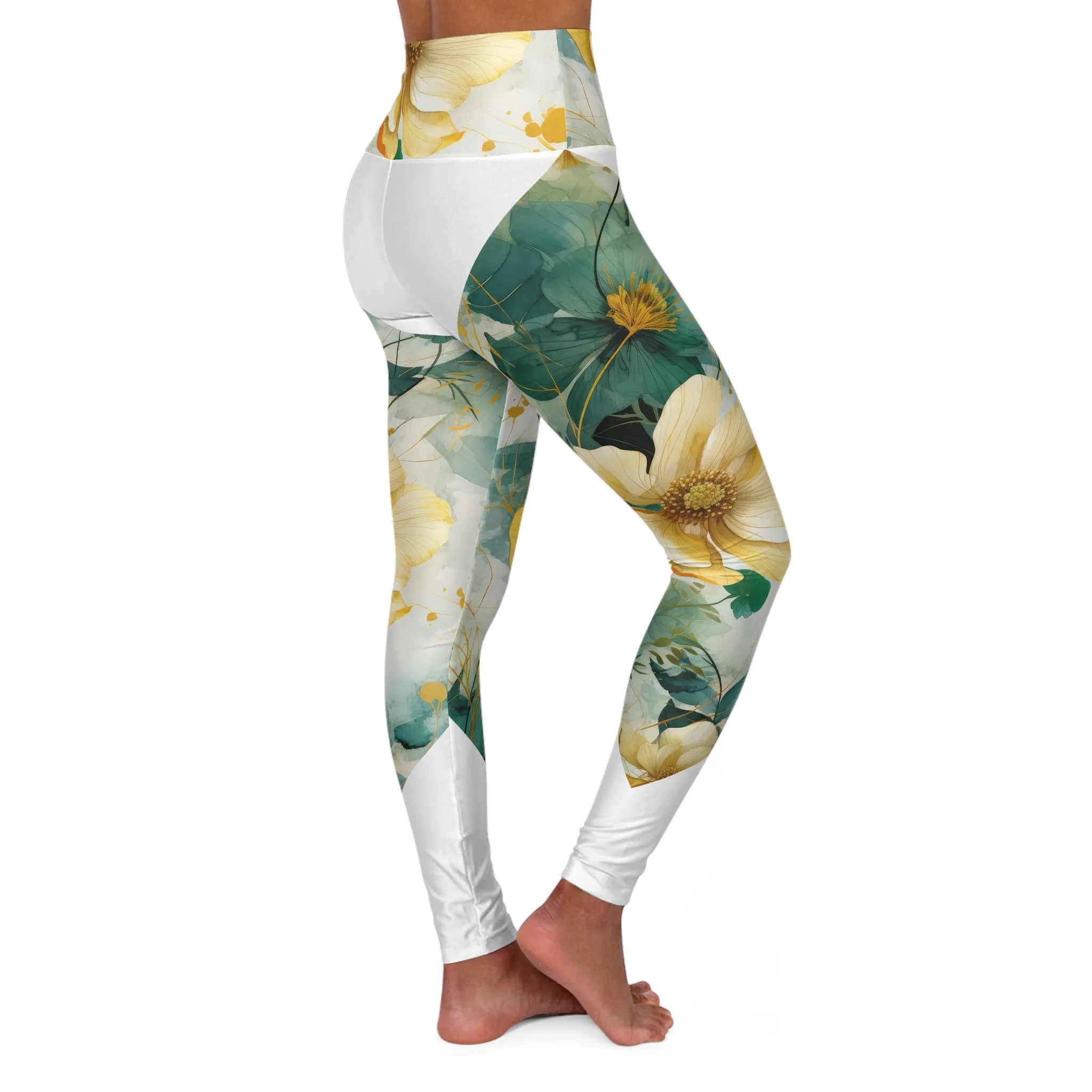 Mystic Melodies High Waisted Yoga Leggings - Perfect for Exercise and Relaxation