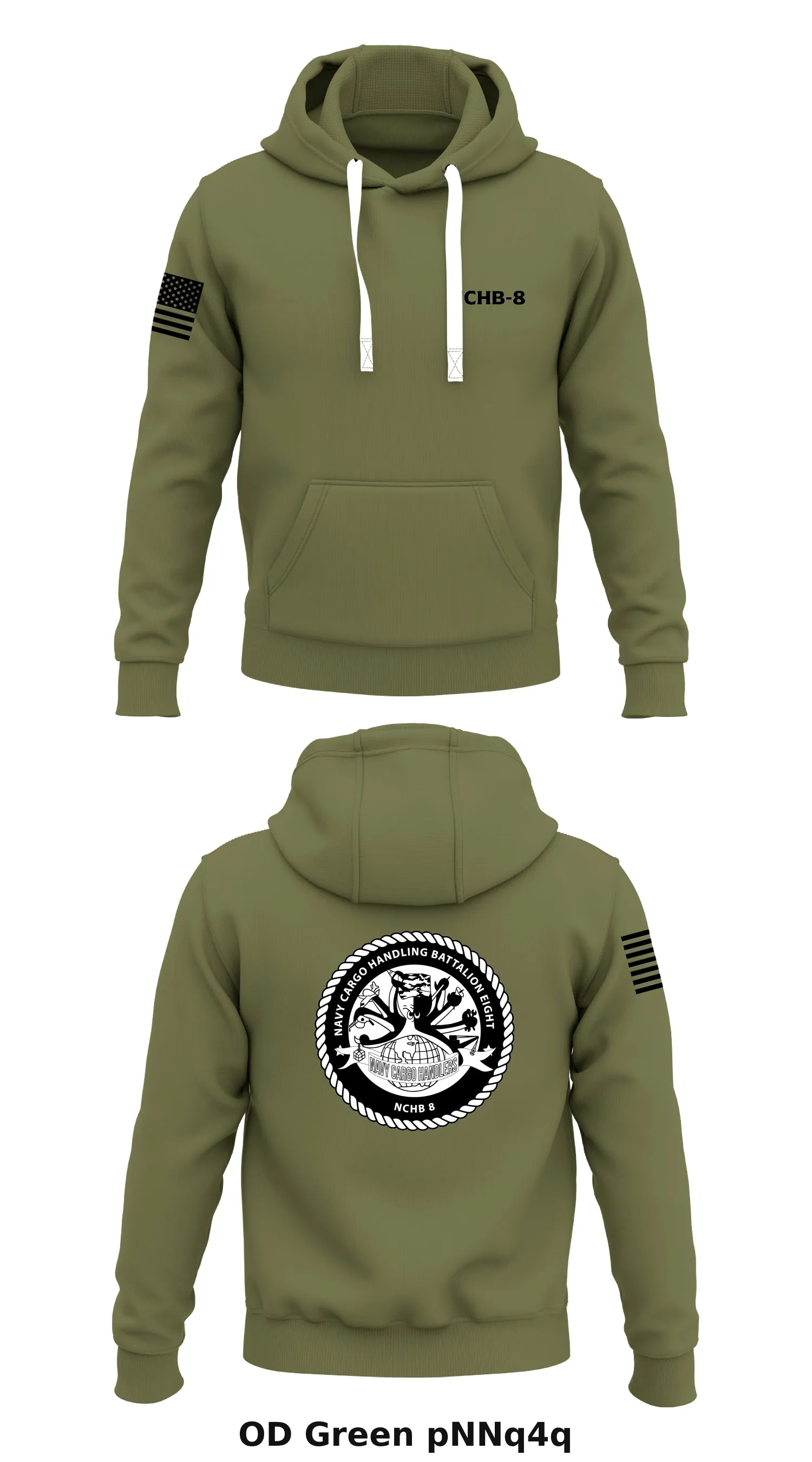 Navy Cargo Handling Battalion 8  Store 1  Core Men's Hooded Performance Sweatshirt - pNNq4q