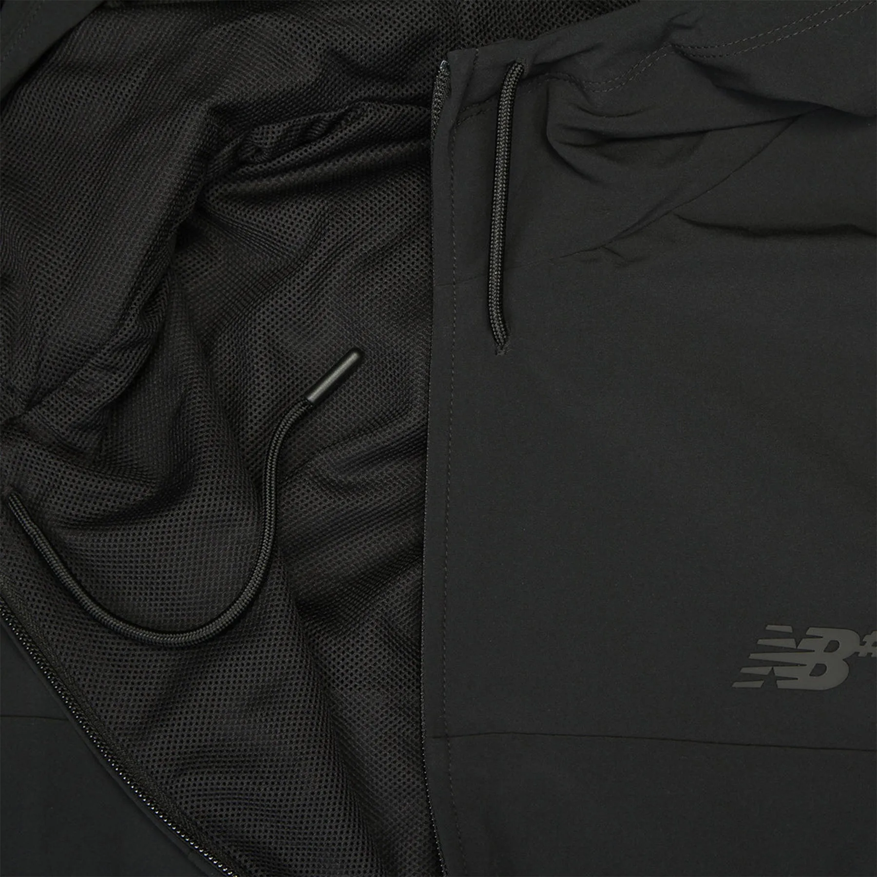 New Balance Numeric Woven Full Zip Jacket Black