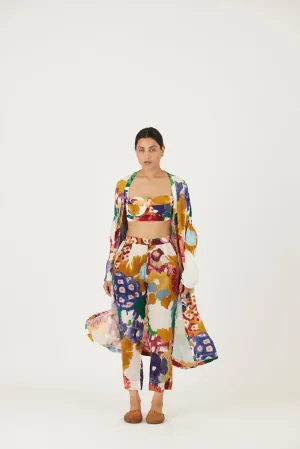 New Season Fall 24/Summer 25-Coord Set-Crepe-Farah White-YAMLS12-Fashion Edit Yam