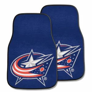 NHL - Columbus Blue Jackets 2-pc Carpet Car Mat Set